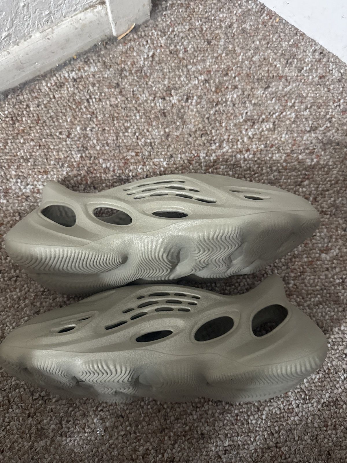 Adidas Stone Salt foam runners Size US 11 / EU 44 - 8 Thumbnail