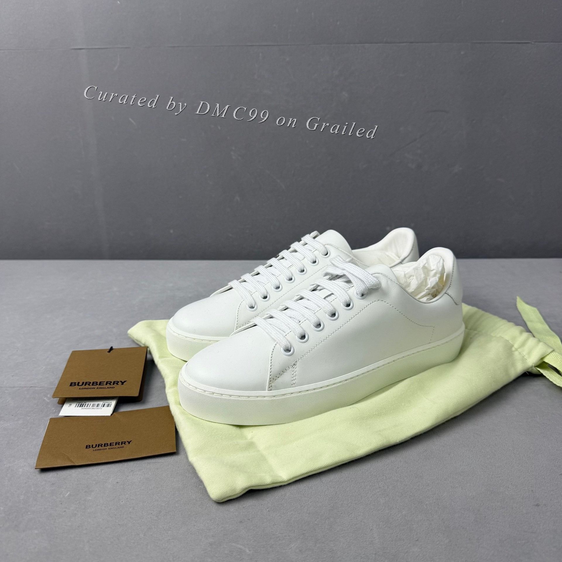 Burberry Burberry White Casual Sneakers Size US 7 / IT 37 - 1 Thumbnail