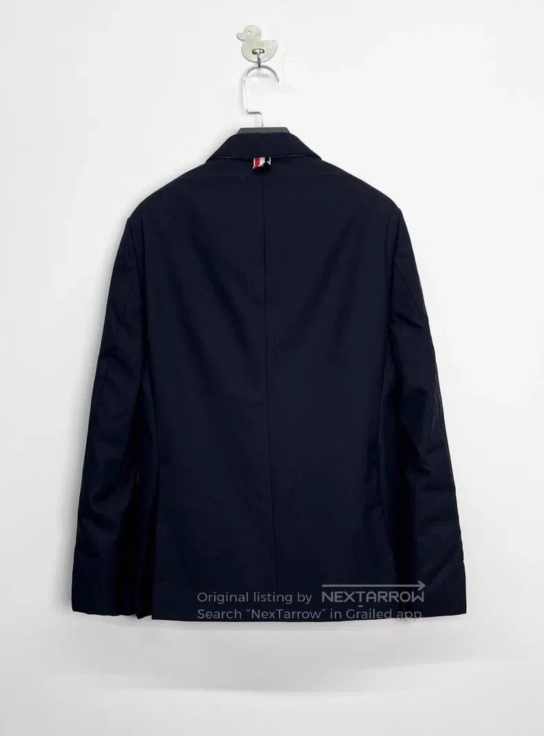 Thom Browne Thom Browne Naval Blue Anchor Gold Button Jacket Size US S / EU 44-46 / 1 - 2 Thumbnail