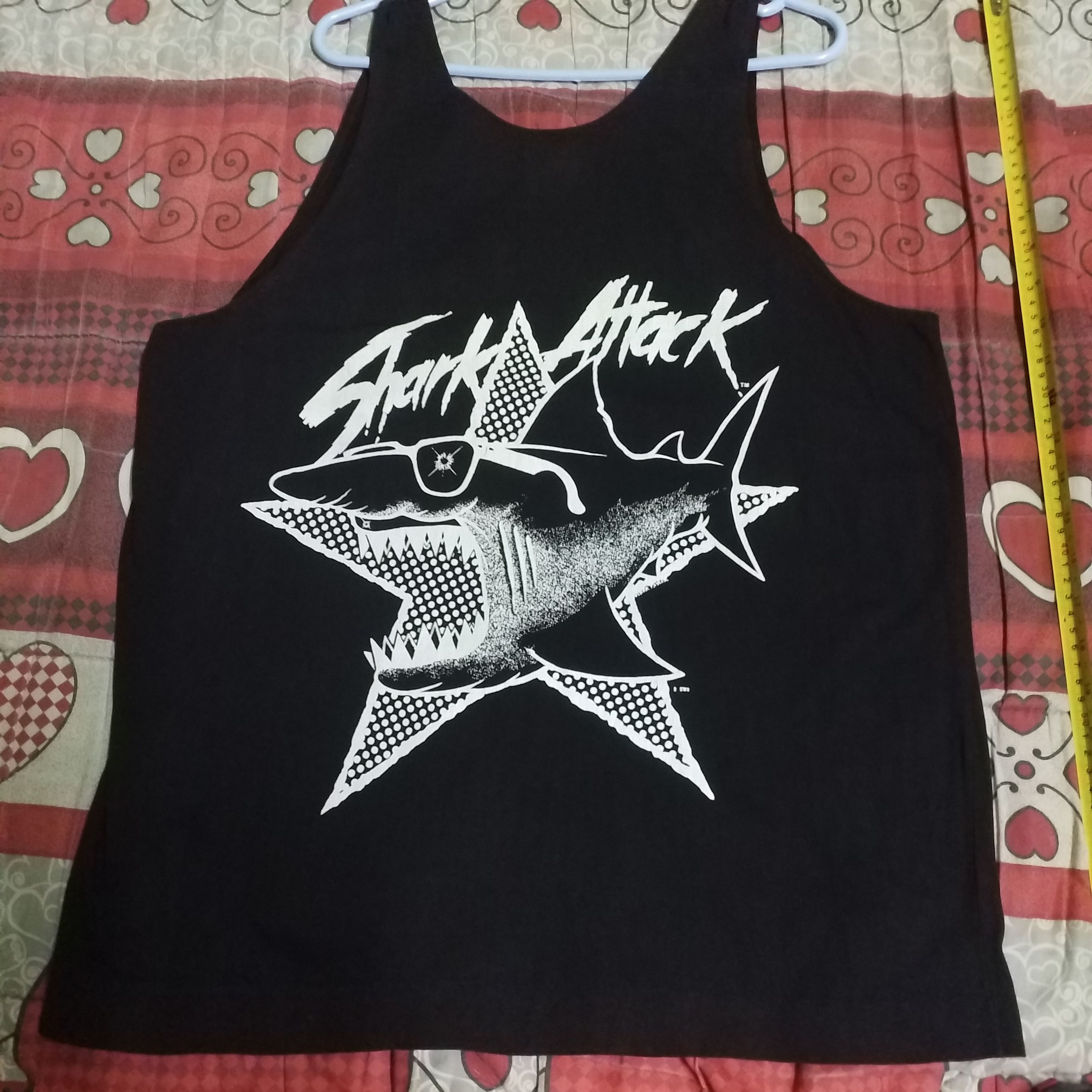 image of The Shirt Factory x Vintage Shark Attack Cairns in Black, Men's (Size Medium)