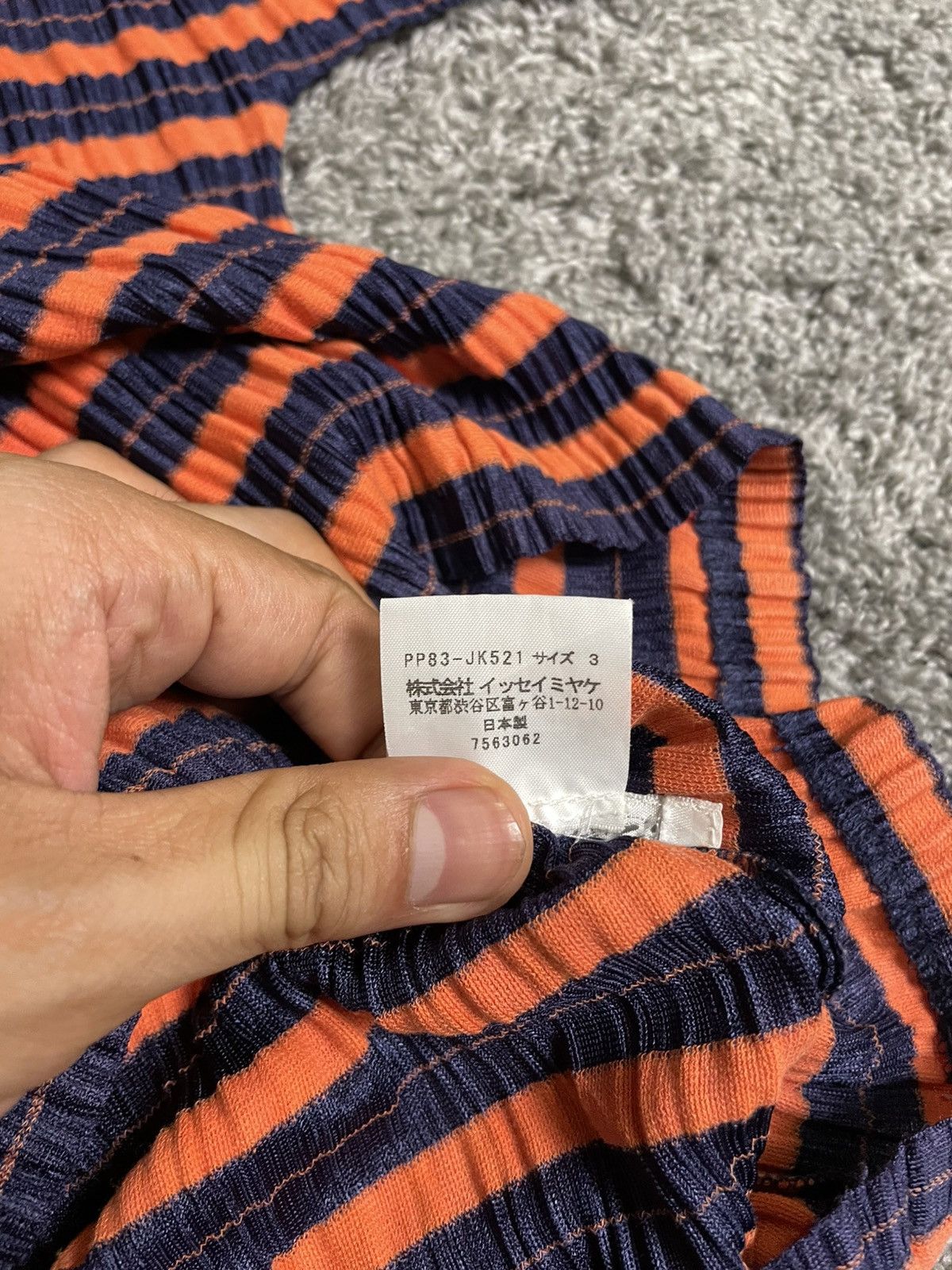 Pleats Please Issey Miyake Pleats Please Issey Miyake Stripe Shirt Size M / US 6-8 / IT 42-44 - 7 Thumbnail