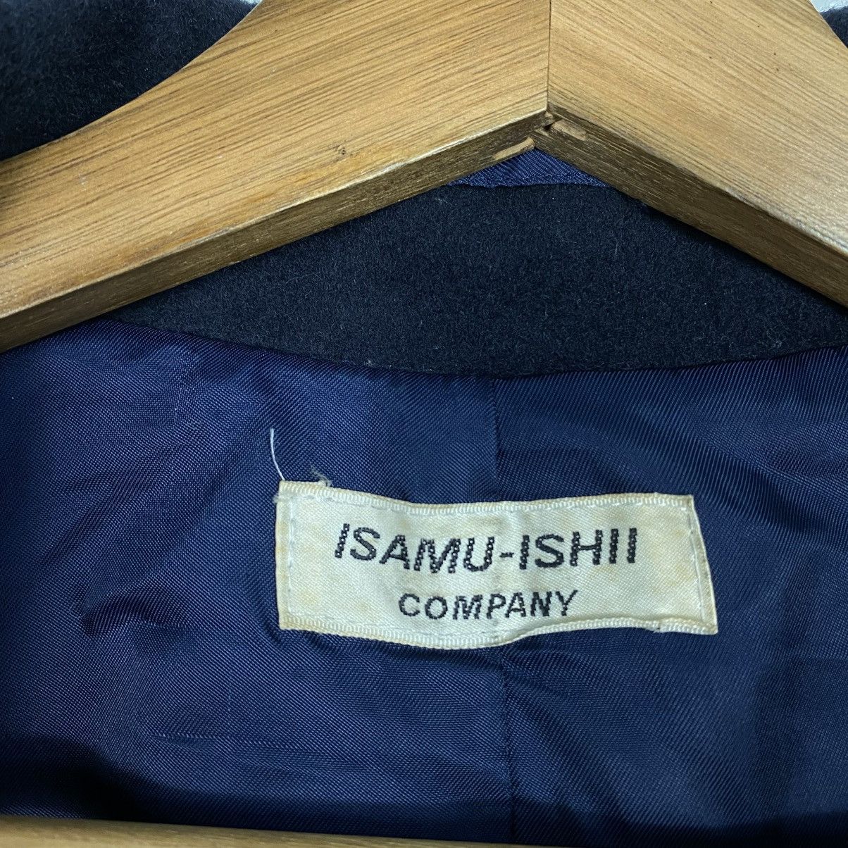 Isamu Katayama Backlash 📌Vintage Wool Overcoat Isamu Ishii Company Herringbone Size US M / EU 48-50 / 2 - 19 Thumbnail
