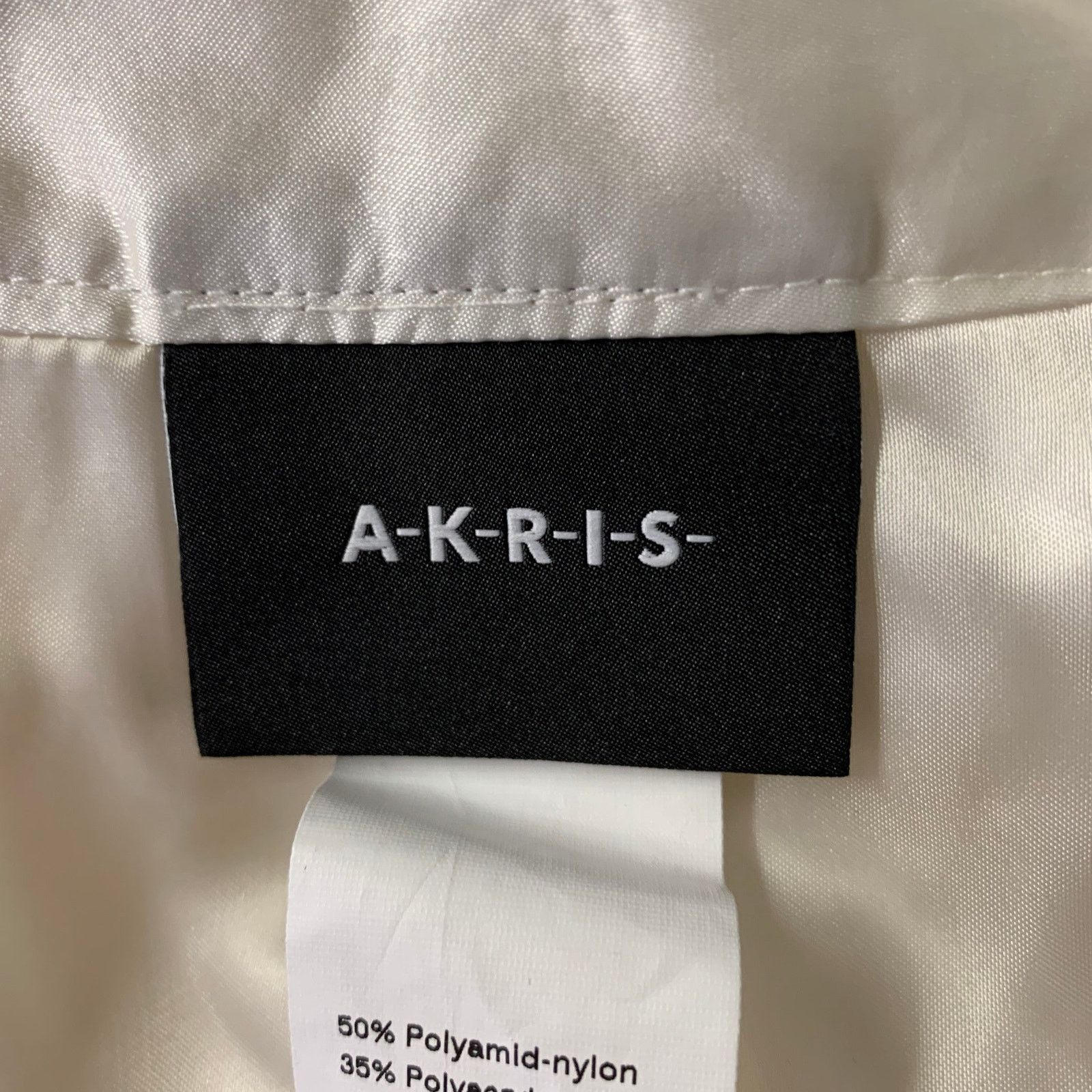 Akris AKRIS Cream Ivory Polyamid Wool Blend Lace Maxi Skirt Size 34" / US 12 / IT 48 - 5 Thumbnail