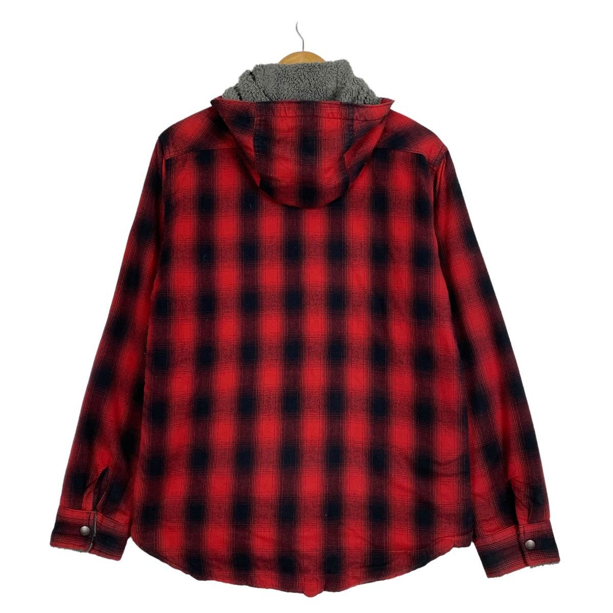 Flannel × Japanese Brand Back Number Flannel fleece hoodie Size US M / EU 48-50 / 2 - 10 Thumbnail