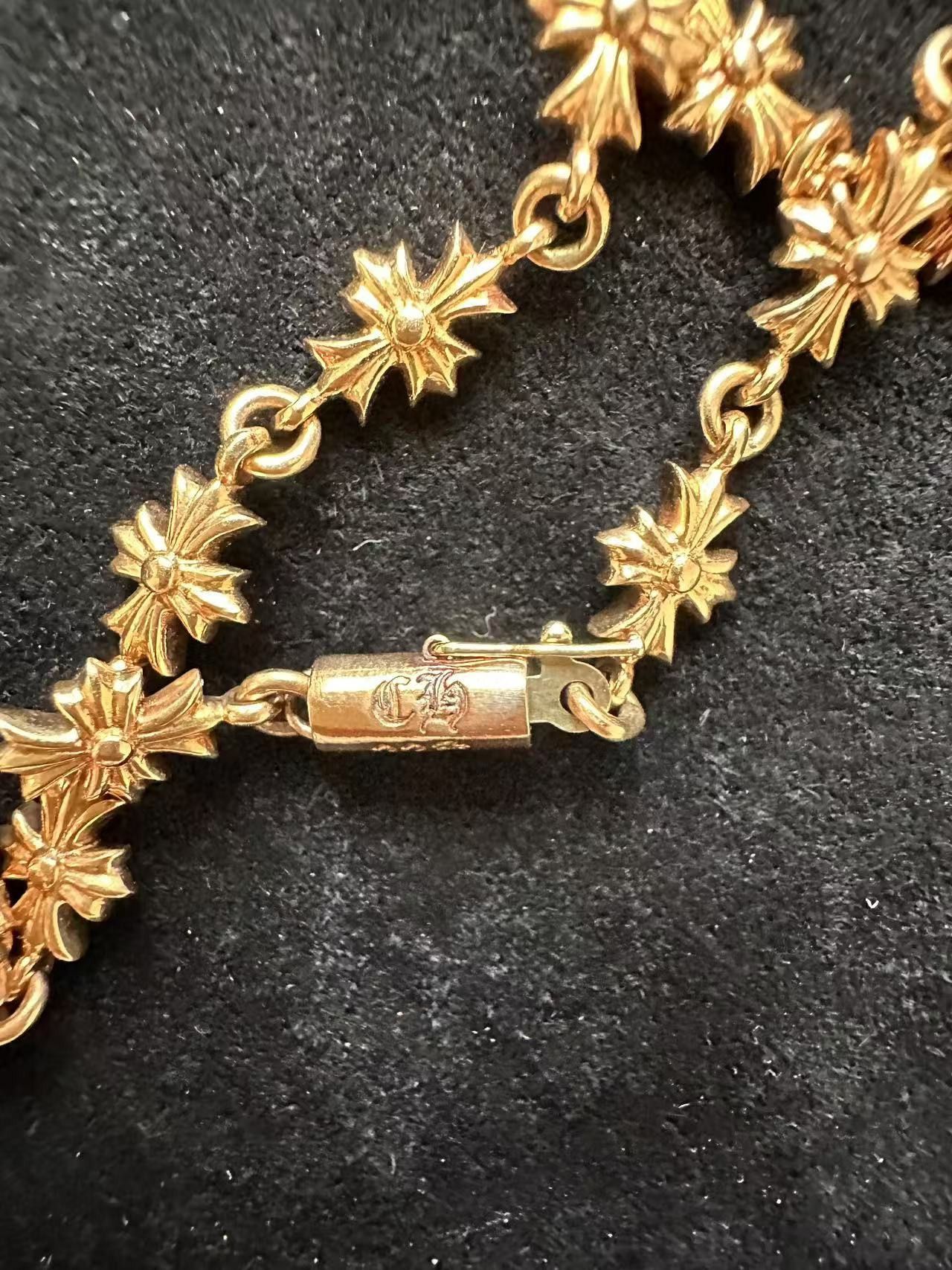 Chrome Hearts Chrome Hearts 22K Gold Tiny E Bracelet Size ONE SIZE - 11 Thumbnail