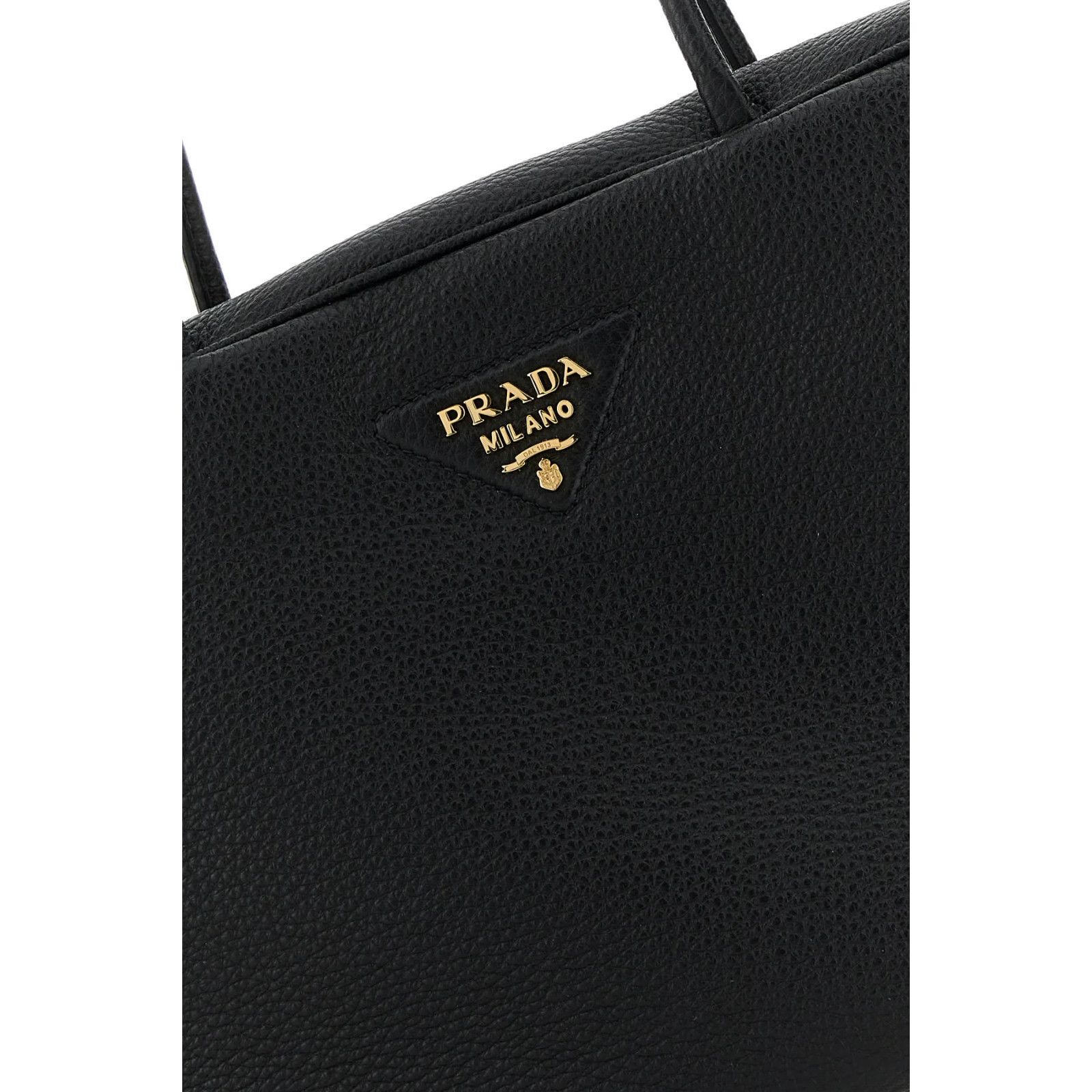 Prada PRADA Medium Black Leather Shoulder Bag New & Authentic Size ONE SIZE - 4 Thumbnail