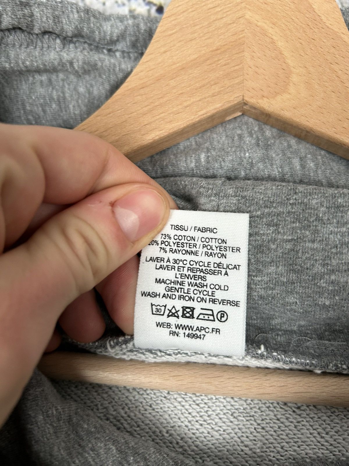A.P.C. A.P.C. U.S. Hoodie Sweatshirt Streetwear Hype Rare Vintage Size US XXL / EU 58 / 5 - 6 Thumbnail
