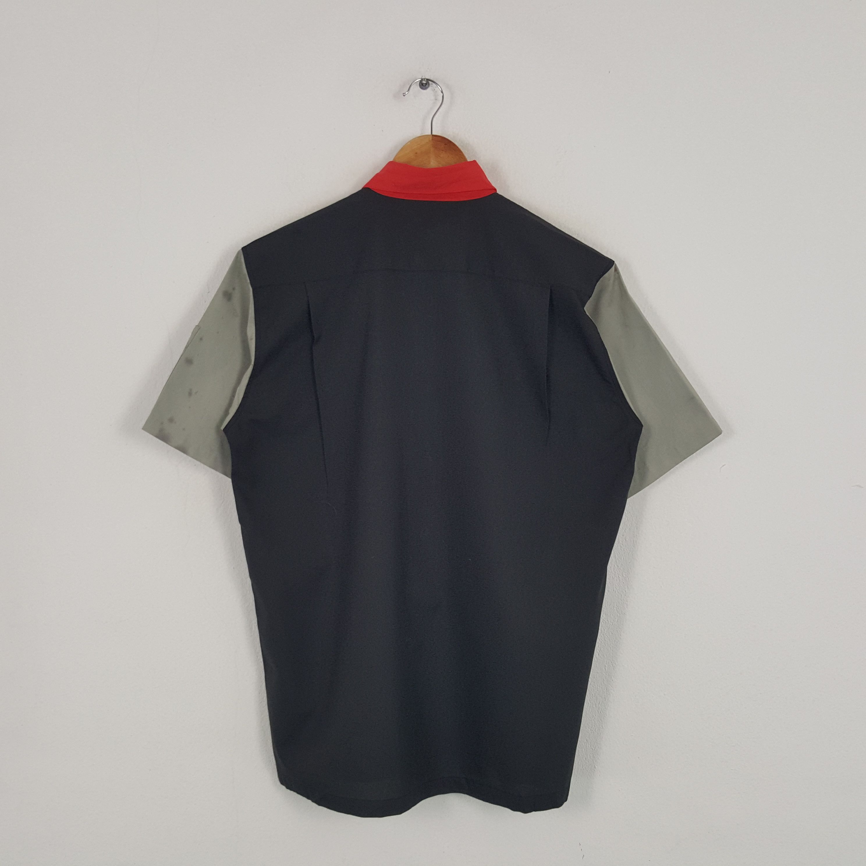 Japanese Brand × Vintage Vintage Cosmo Japanese Racing Work Shirt Button Up Size US L / EU 52-54 / 3 - 3 Thumbnail
