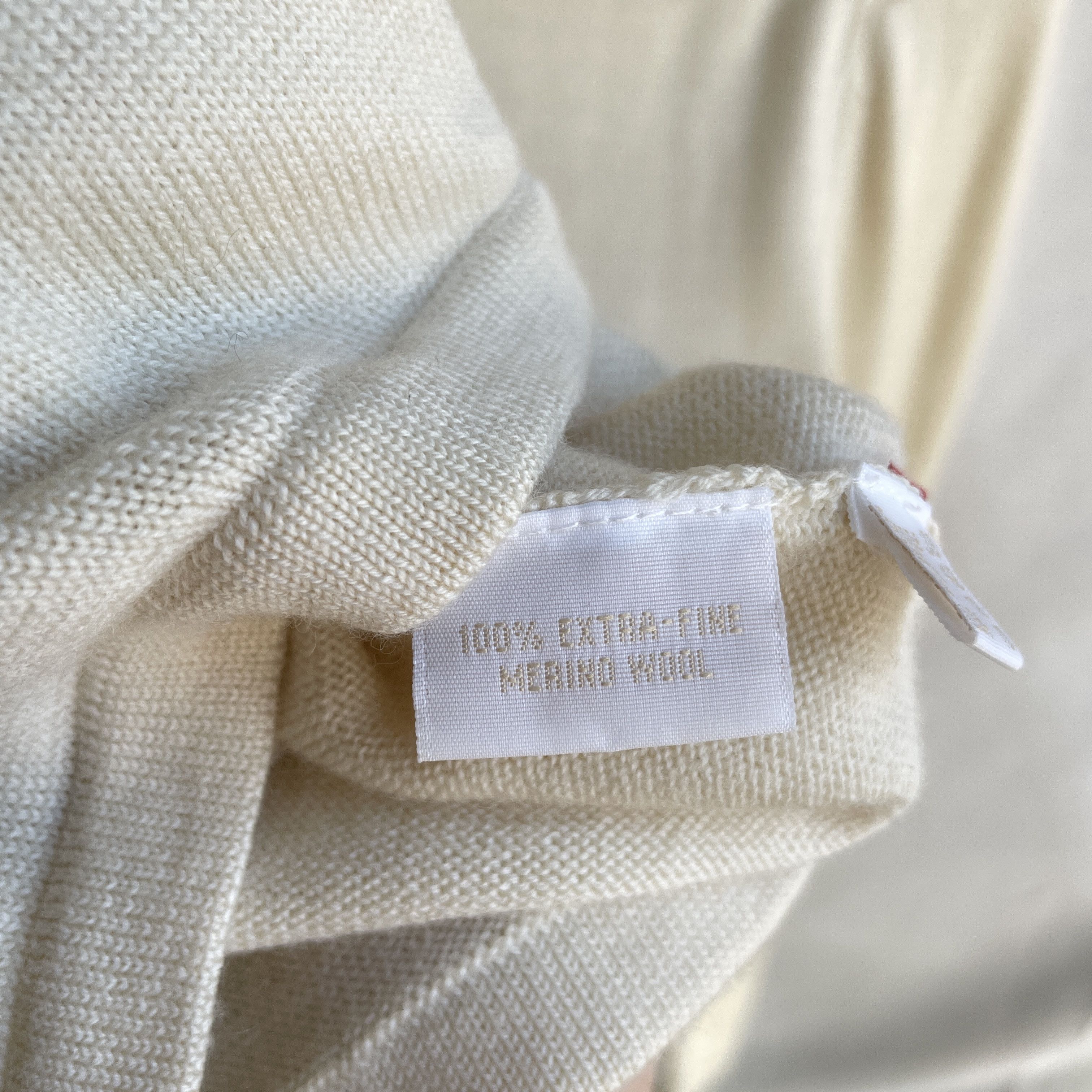 Bally Bally Vintage Womens V-Neck Merino Wool Sweater Size L / US 10 / IT 46 - 8 Thumbnail