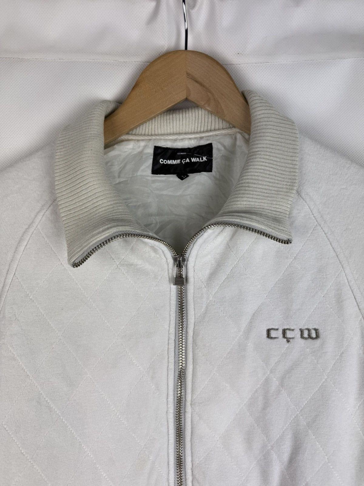 Comme Ca Ism × Japanese Brand CCW Comme Ca Walk Men’s Quilted Japanese Full Zip Jacket Size US L / EU 52-54 / 3 - 6 Thumbnail