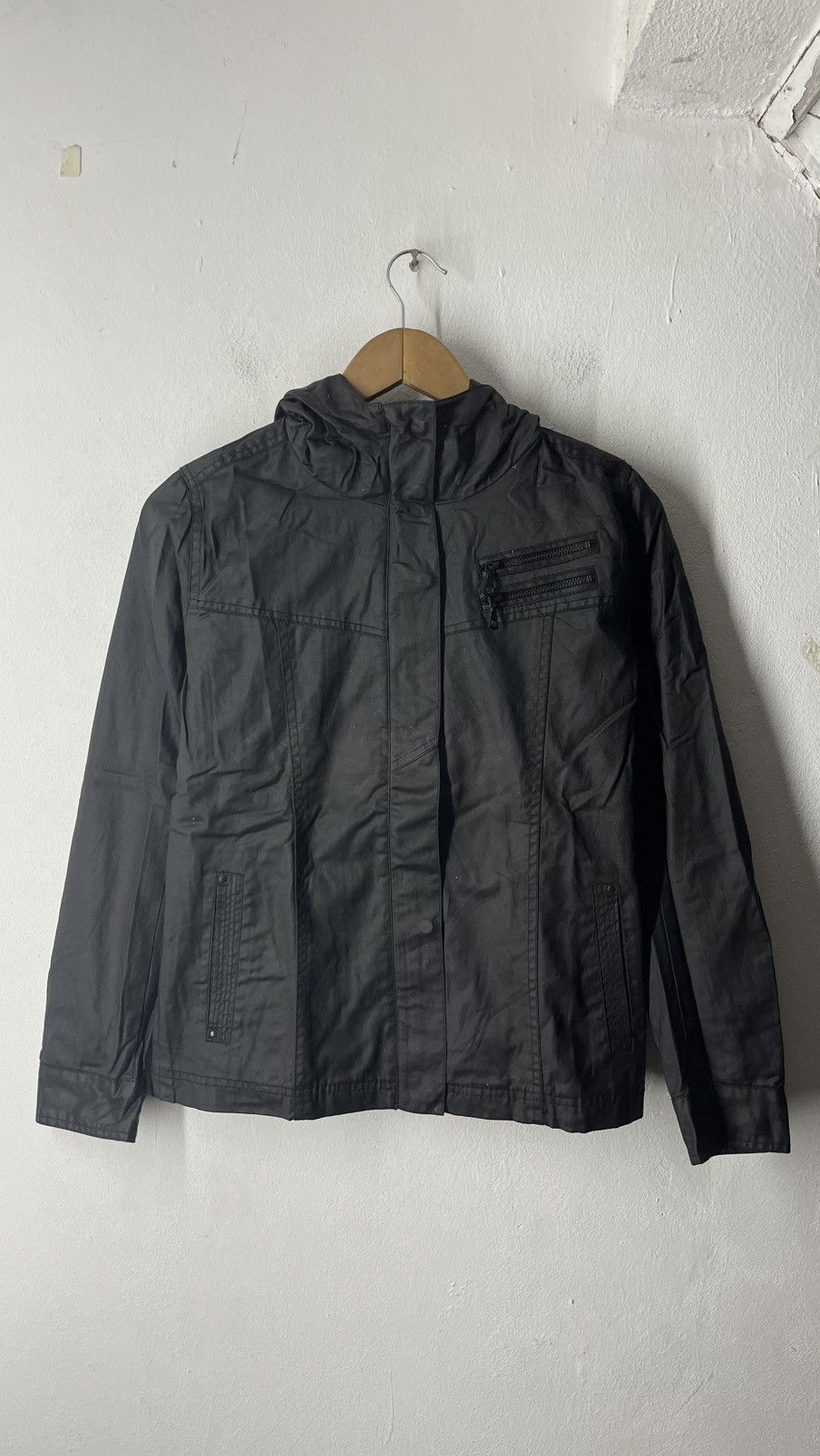Japanese Brand COATED CLOTH X UNIQLO JAPANESE BRAND DESIGNER JACKET Size M / US 6-8 / IT 42-44 - 7 Thumbnail