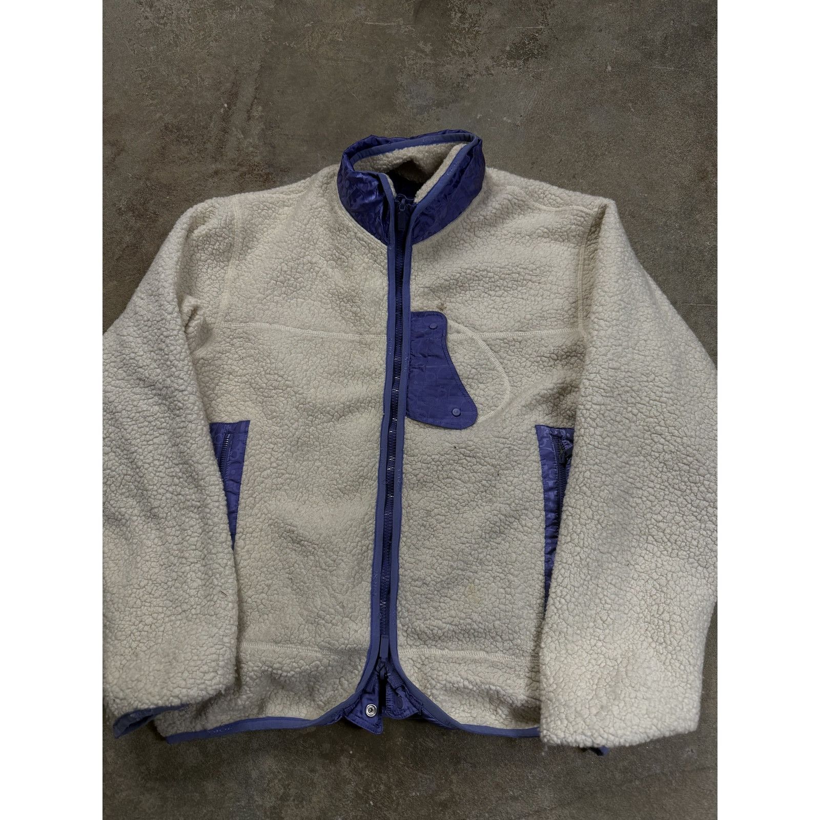 Dior Dior Fleece Jacket Purple Monogram Used Medium Size US M / EU 48-50 / 2 - 2 Thumbnail