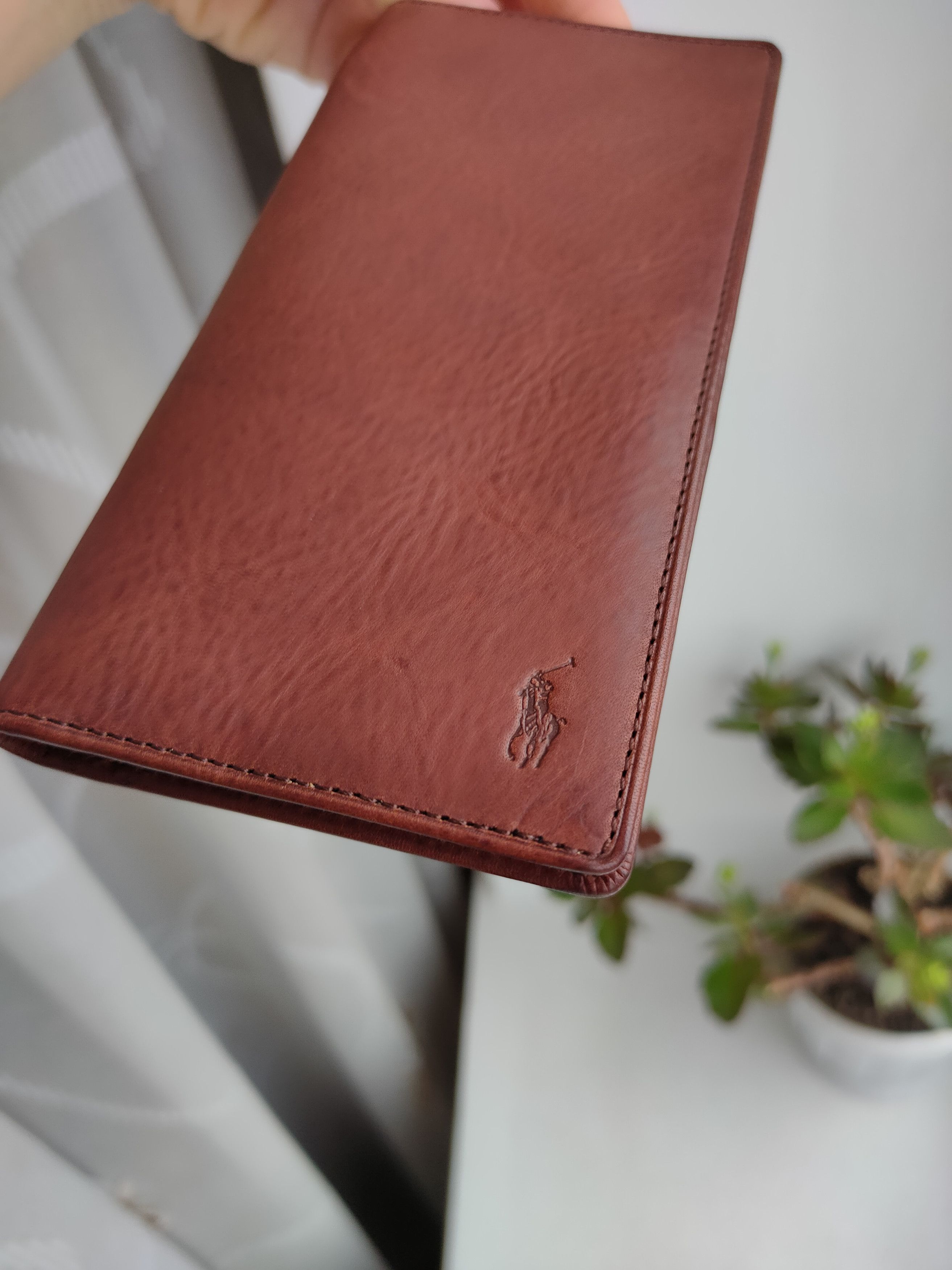 Polo Ralph Lauren Polo Ralph Lauren leather wallet purse logo polo RL Size ONE SIZE - 8 Thumbnail