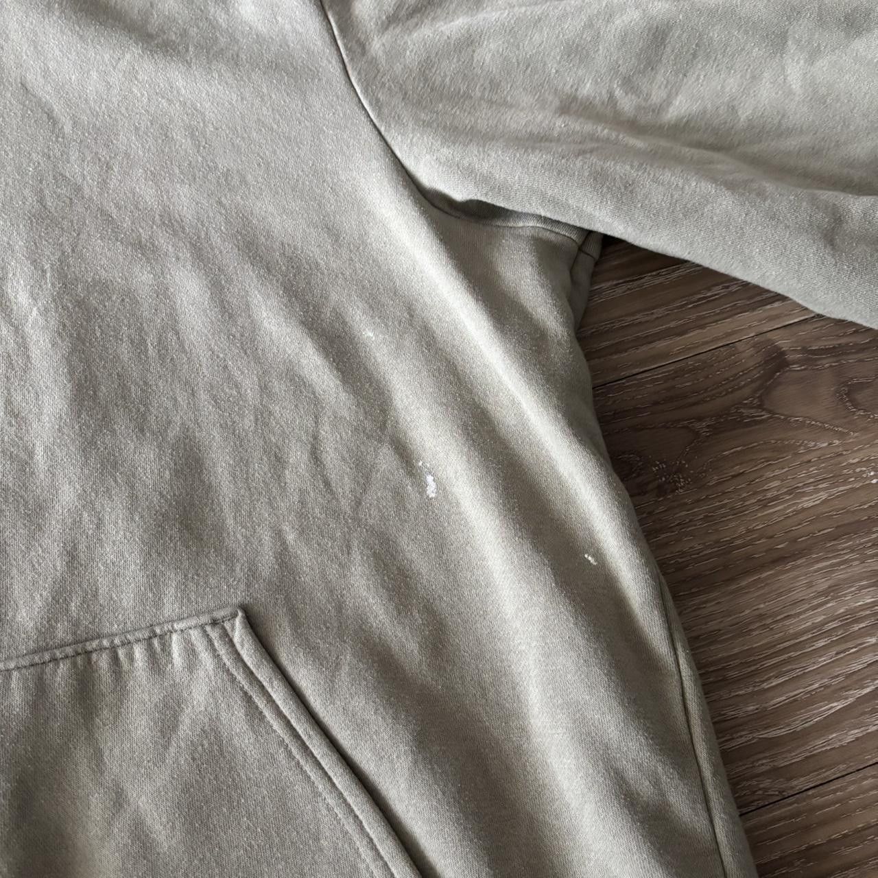 Japanese Brand Crazy Vintage Y2K/2000s Faded Sage Green Blank Essential Zip Up Hoodie! Size XL Size US XL / EU 56 / 4 - 5 Thumbnail