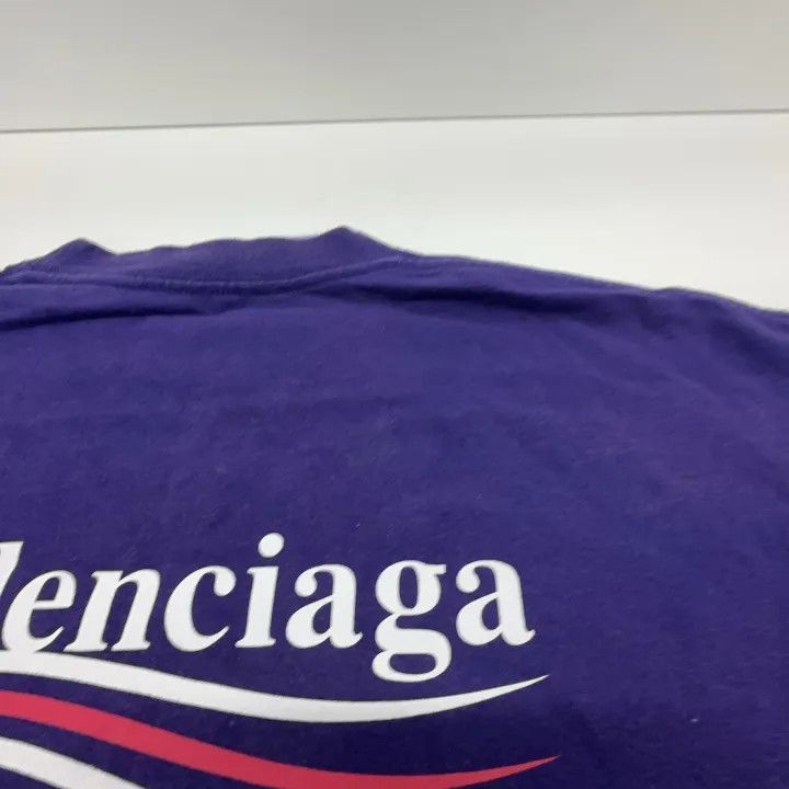 Balenciaga Balenciaga Balenciaga Logo Print Short Sleeve TShirt -2507 Size US XS / EU 42 / 0 - 8 Thumbnail