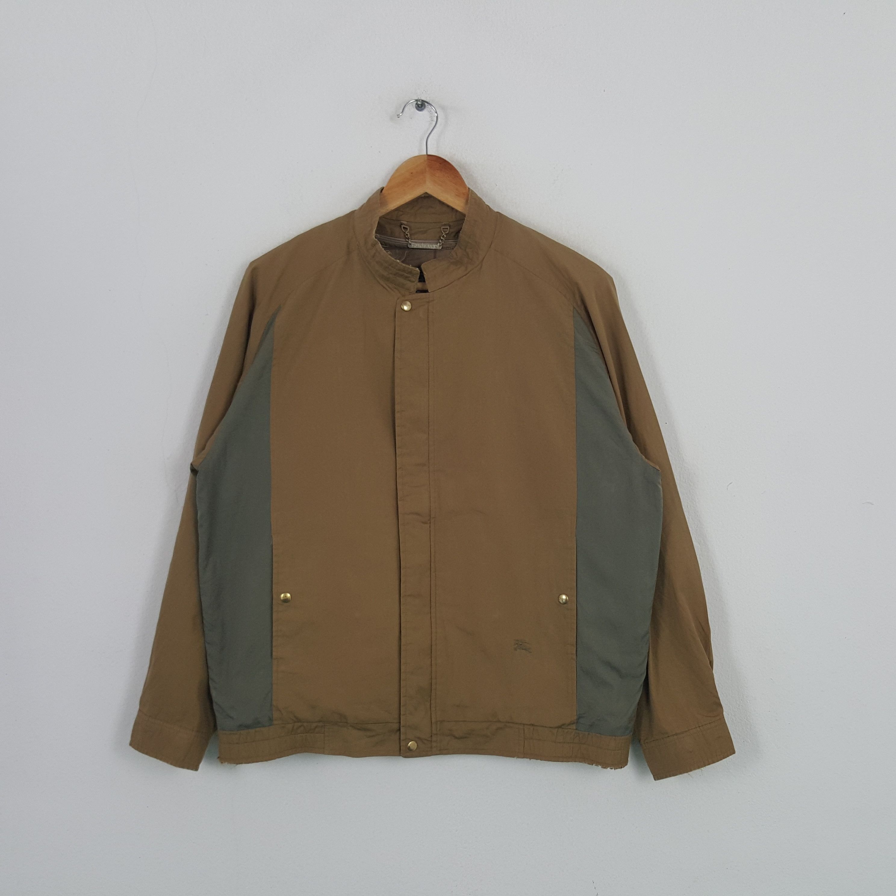 Burberry × Vintage Vintage Burberry London Designer Brand Windbreaker Jacket Size US L / EU 52-54 / 3 - 3 Thumbnail