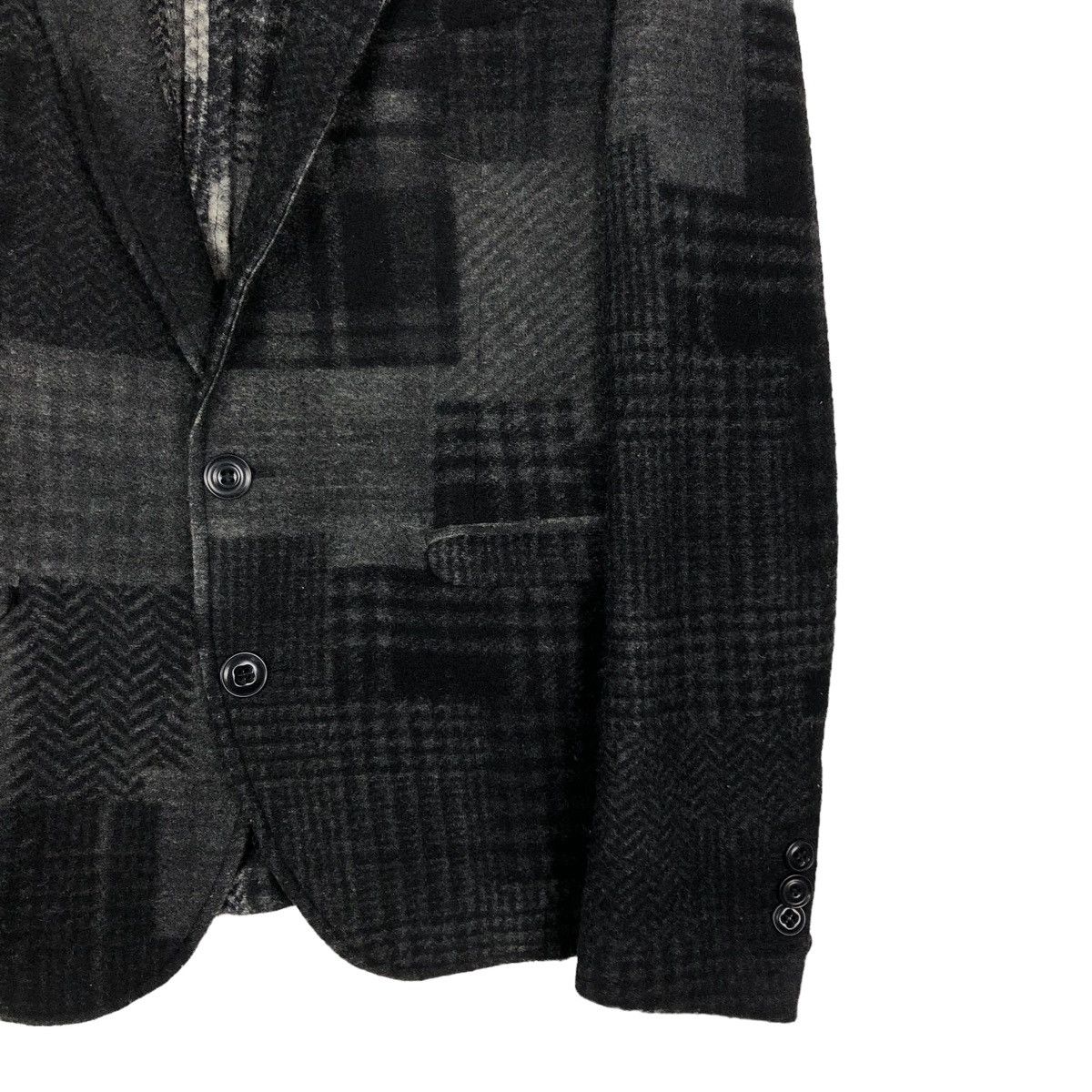 Vintage 🔥VTG J-NI-TY PATCHWORK BIKER JACKET WOOL JUNYA WATANABE Size US S / EU 44-46 / 1 - 5 Thumbnail