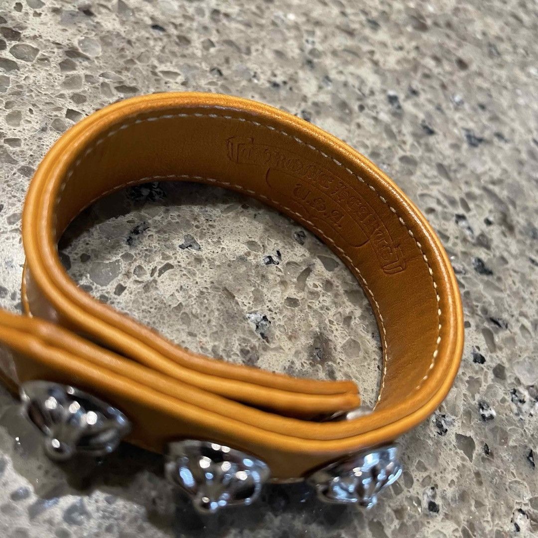 Chrome Hearts Chrome Hearts Cross leather bracelet Size ONE SIZE - 2 Thumbnail