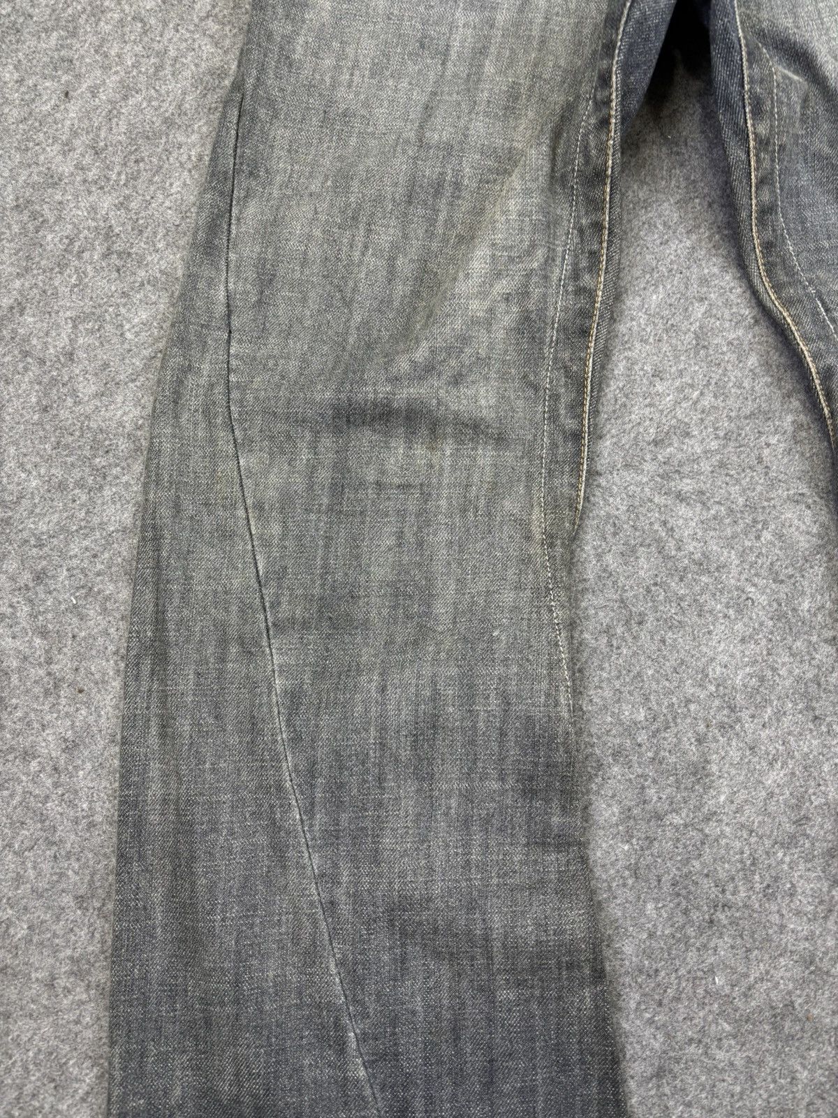 Japanese Brand 💥Flare💥Buona Giornata Twisted Leg Flare Denim F921 Size US 32 / EU 48 - 7 Thumbnail