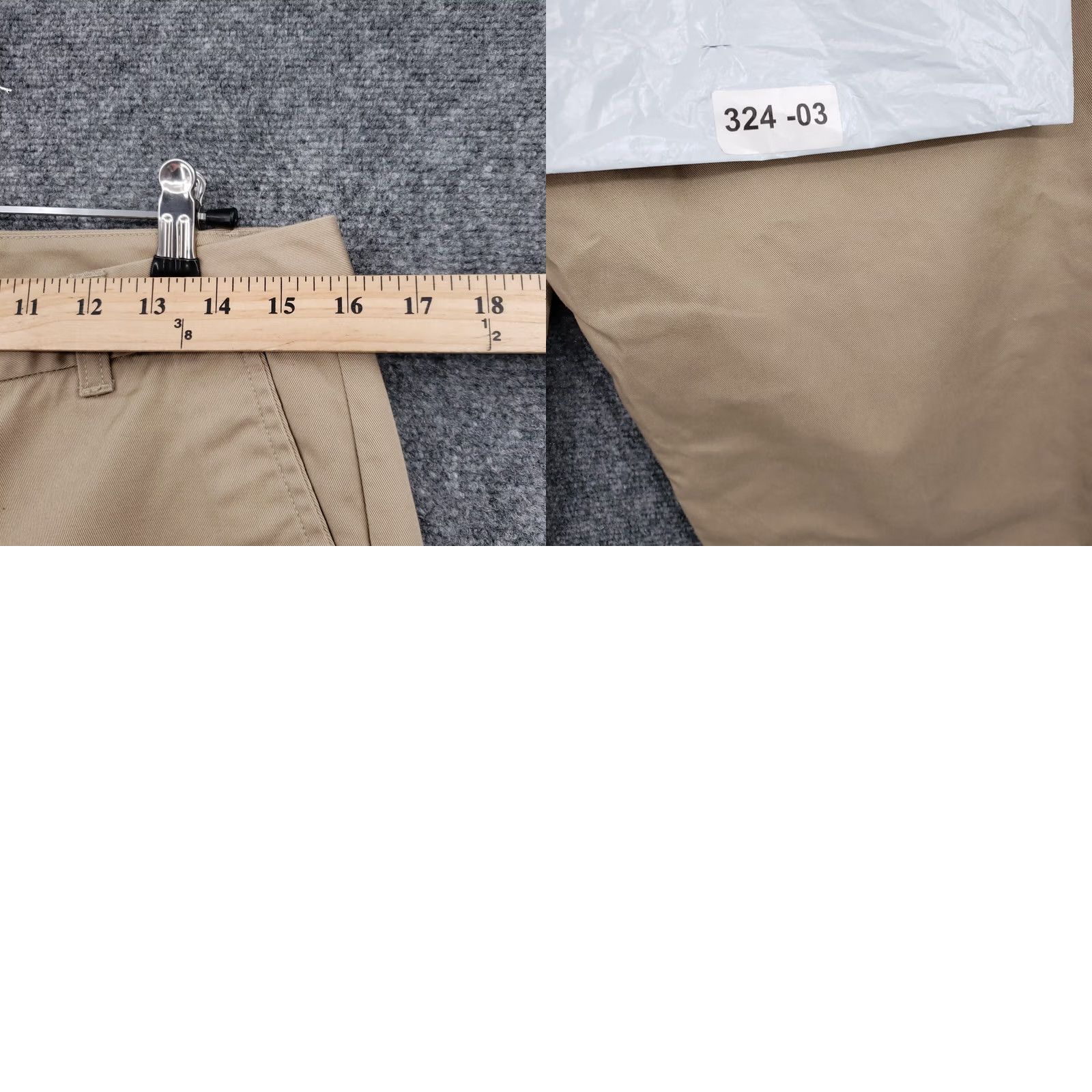 Lands' End Lands' End Pants Womens 6 Tall Chino Straight Flat Front Casual Beige Size 28" / US 6 / IT 42 - 9 Thumbnail