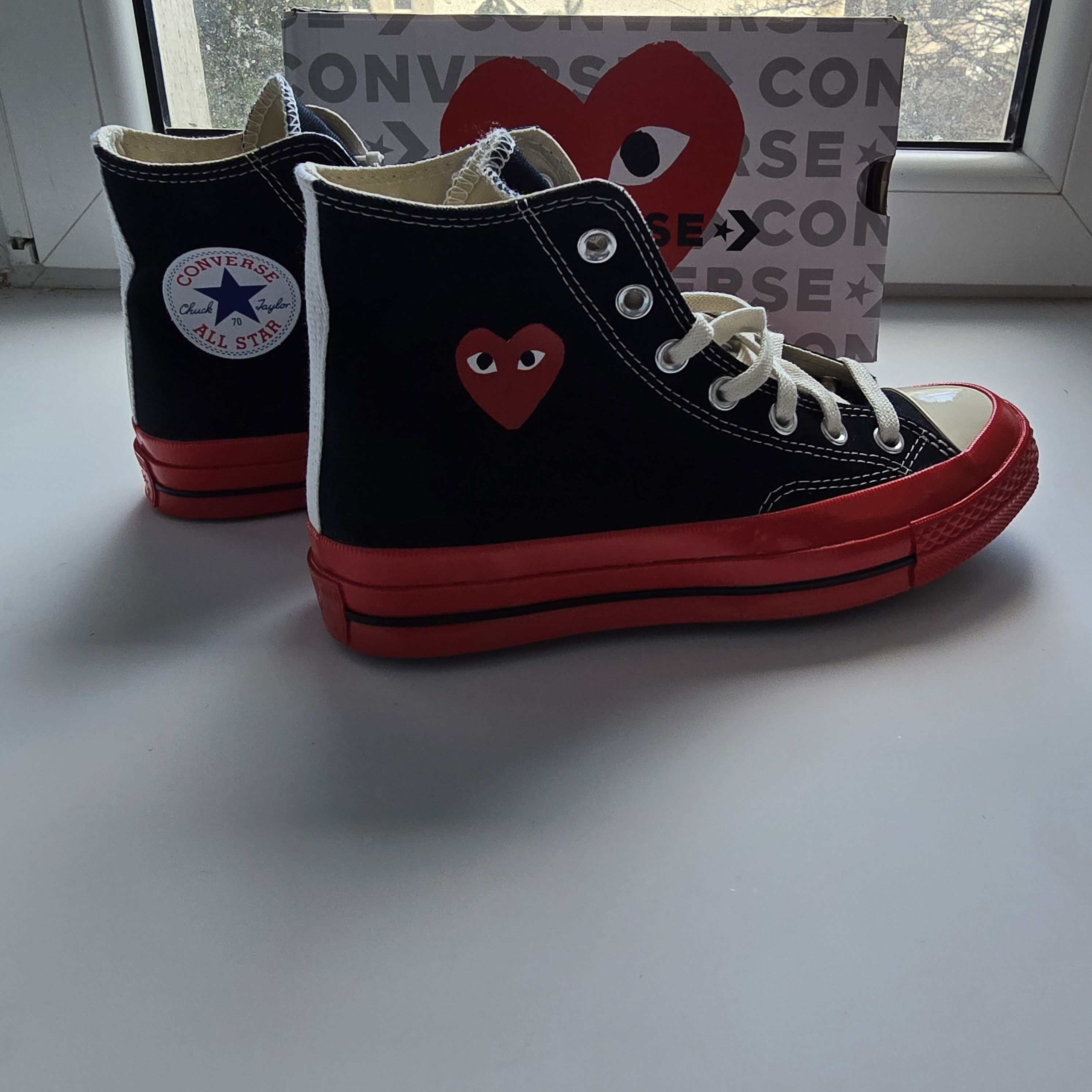 Comme des Garcons PLAY × Converse Converse Chuck 70 x Comme des Garçons PLAY Size US 7.5 / IT 37.5 - 4 Thumbnail