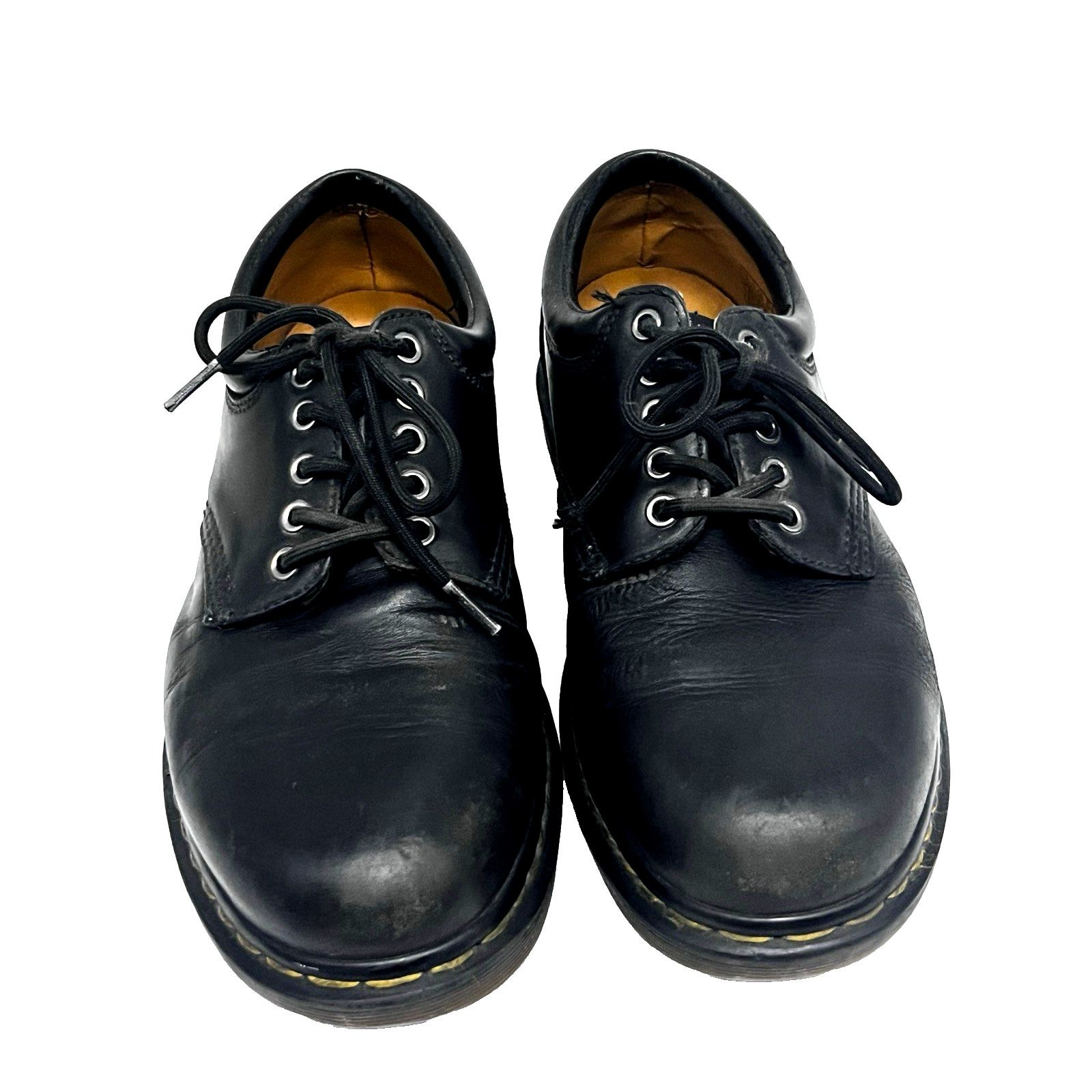 Dr. Martens Dr. Martens Black Leather Oxford Shoes Mens US 10M Lace Up Size US 10 / EU 43 - 3 Thumbnail