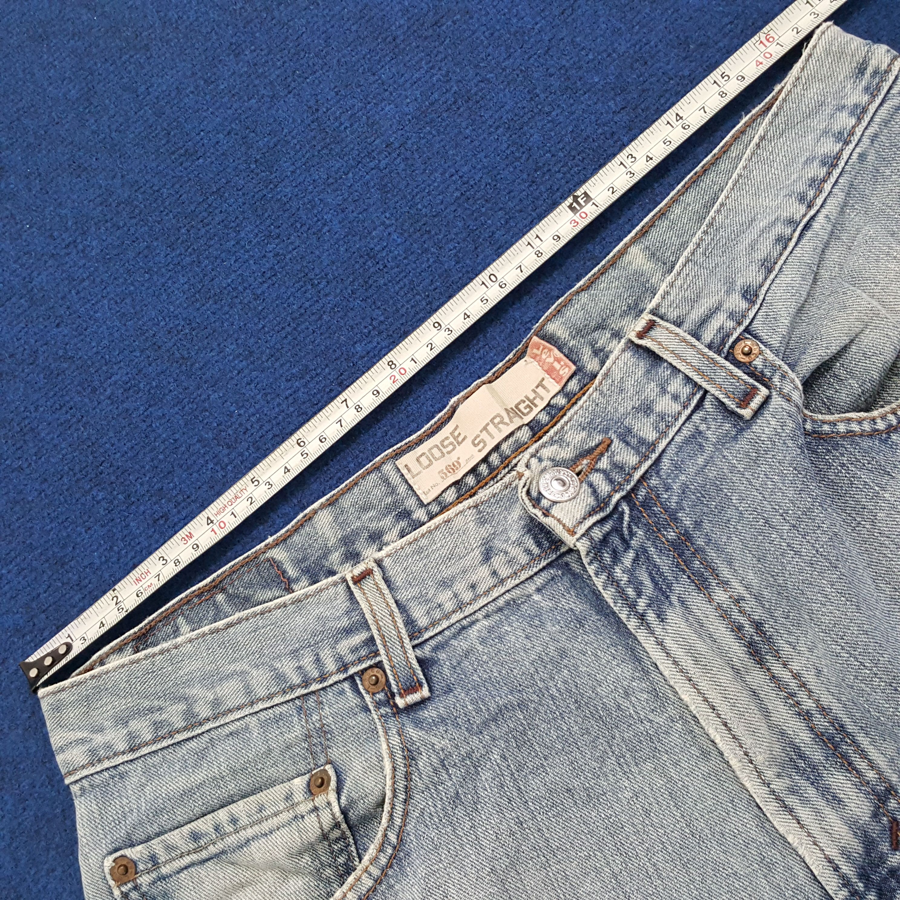 Levi's × Vintage Vintage Levi's 569 Loose Straight Distressed Jeans Size US 34 / EU 50 - 5 Thumbnail