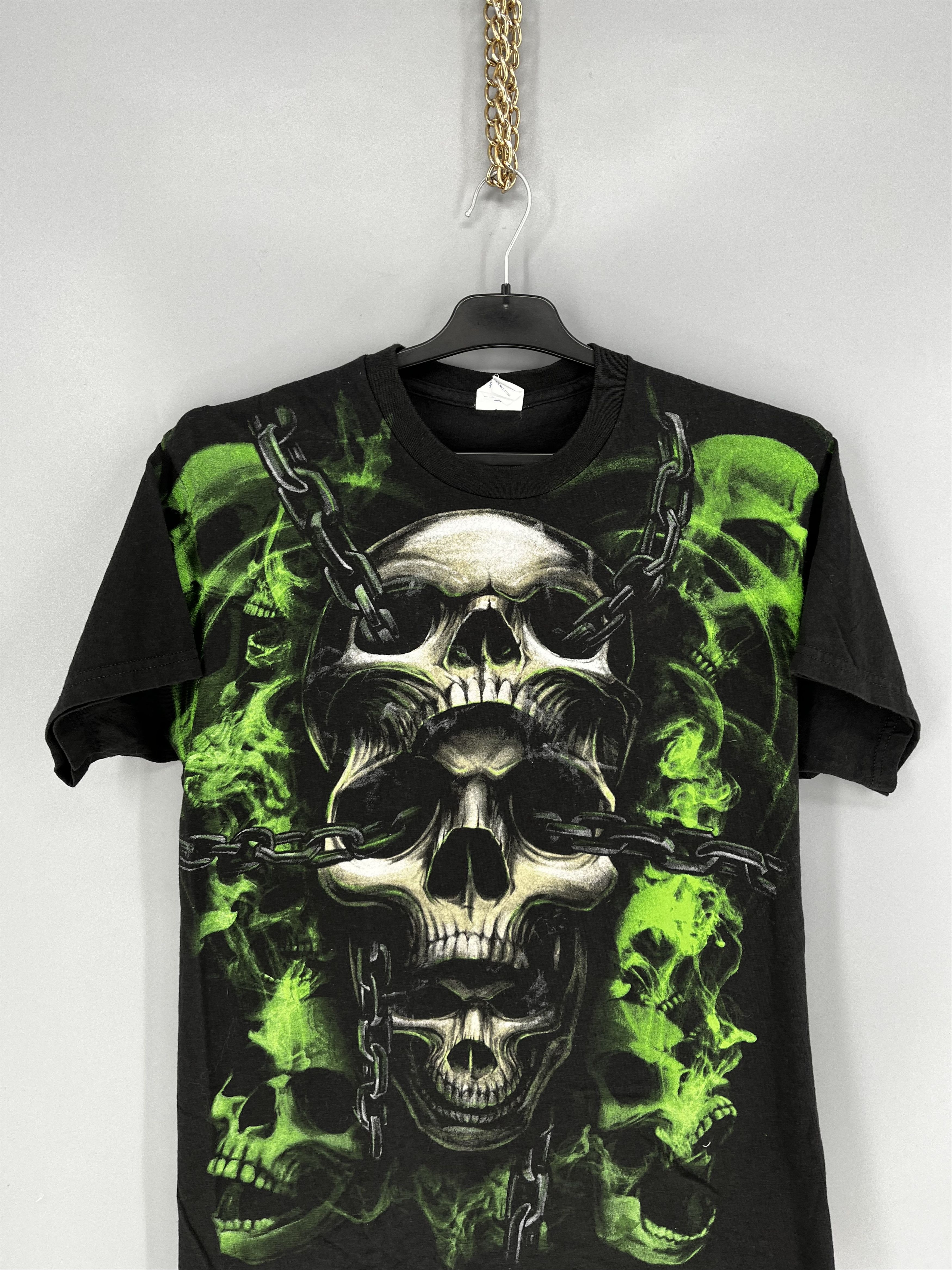 Rap Tees Vintage Skull Smoke Rocky Asap Fashion raptees Size US M / EU 48-50 / 2 - 6 Thumbnail