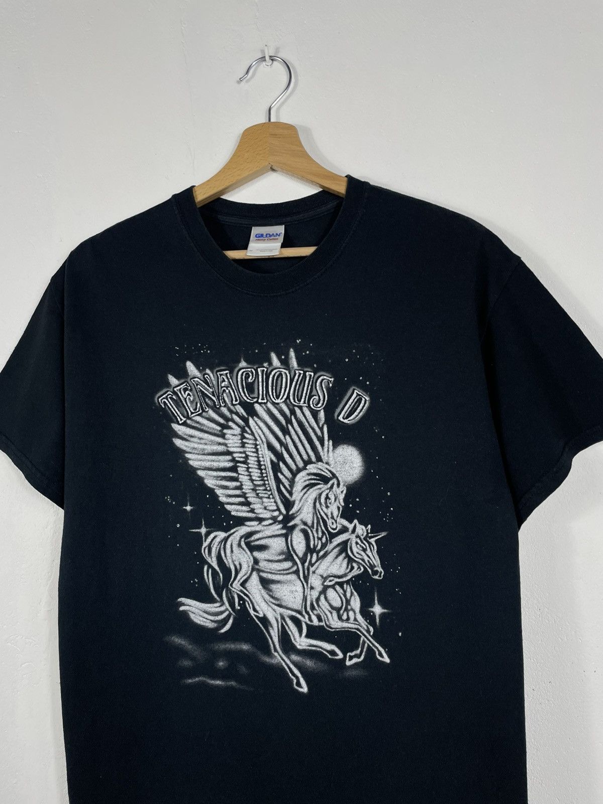 Band Tees × Vintage RETRO 00s TENACIOUS D T SHIRT TEE ROCK METAL BAND Size US M / EU 48-50 / 2 - 5 Thumbnail