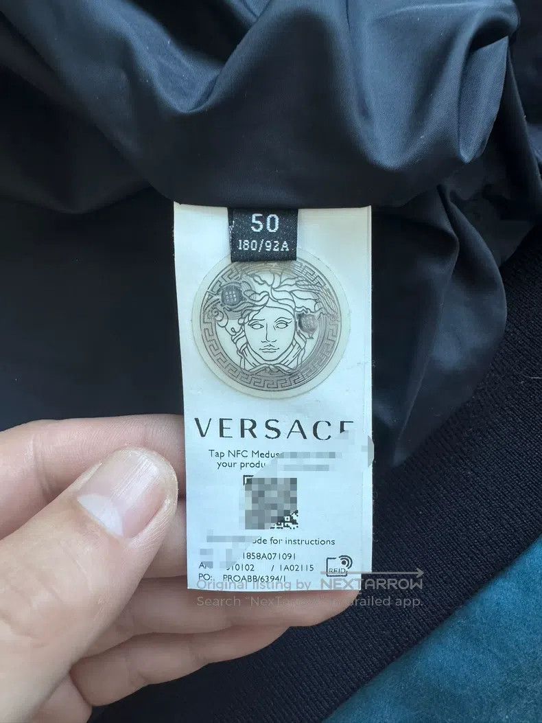 Versace Versace Embroidered cotton jacket Size US L / EU 52-54 / 3 - 7 Thumbnail