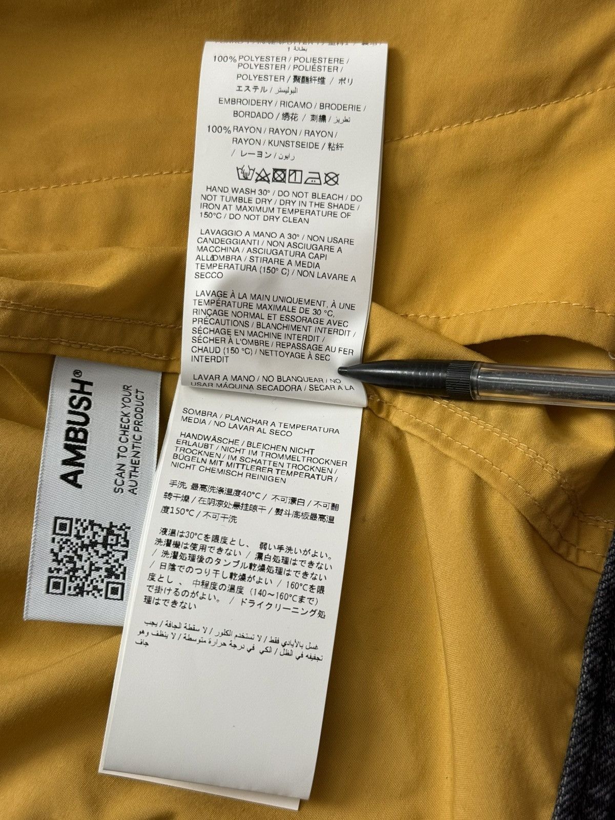 Ambush Design Ambush Hybrid Denim & Track Jacket Size US XL / EU 56 / 4 - 7 Thumbnail