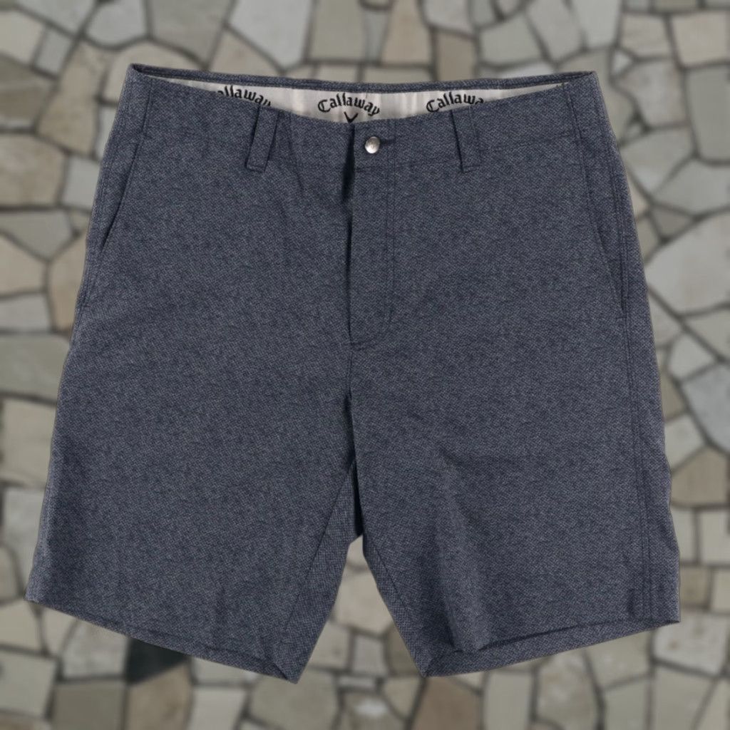 Callaway Callaway Stretch Polyester Woven Golf Shorts Navy Men's 34 Size US 34 / EU 50 - 1 Thumbnail