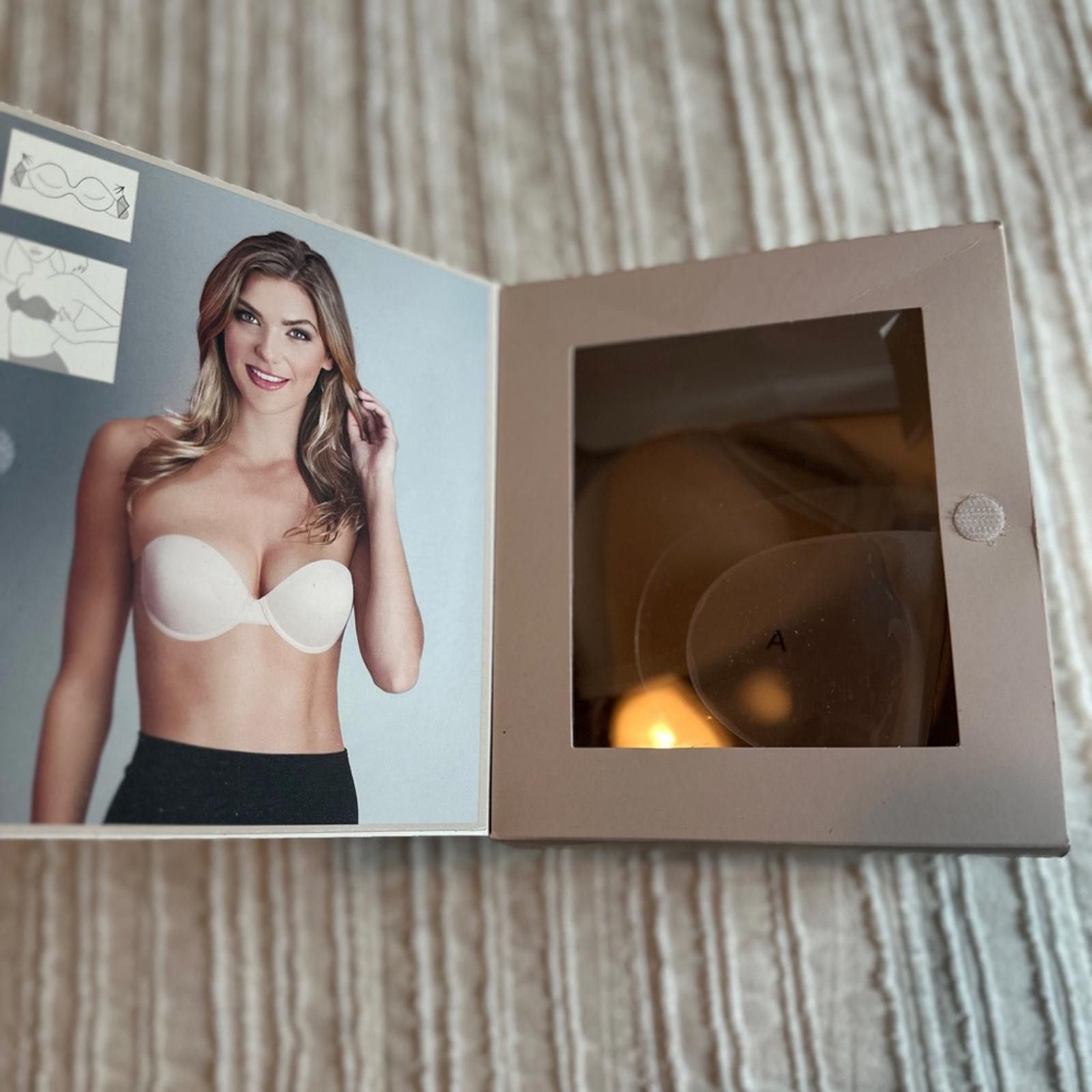 Other Go Bare Ultimate Boost A Cup Adhesive Backless Bra Nude NIB Size ONE SIZE - 4 Thumbnail