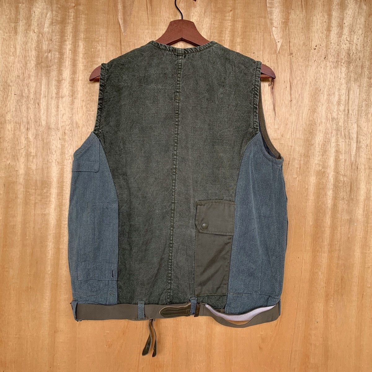 Japanese Brand Vintage Arte Povera Jeans Vest Size US M / EU 48-50 / 2 - 2 Thumbnail