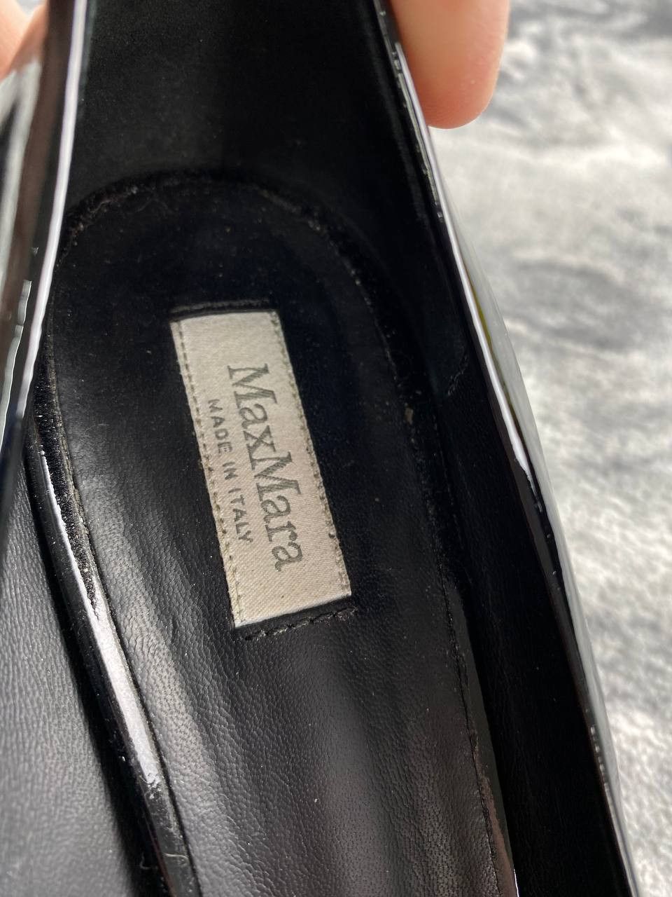 Max Mara Max Mara Leather Slingback Pointed Pumps Women Size 38 Black Size US 8 / IT 38 - 10 Thumbnail