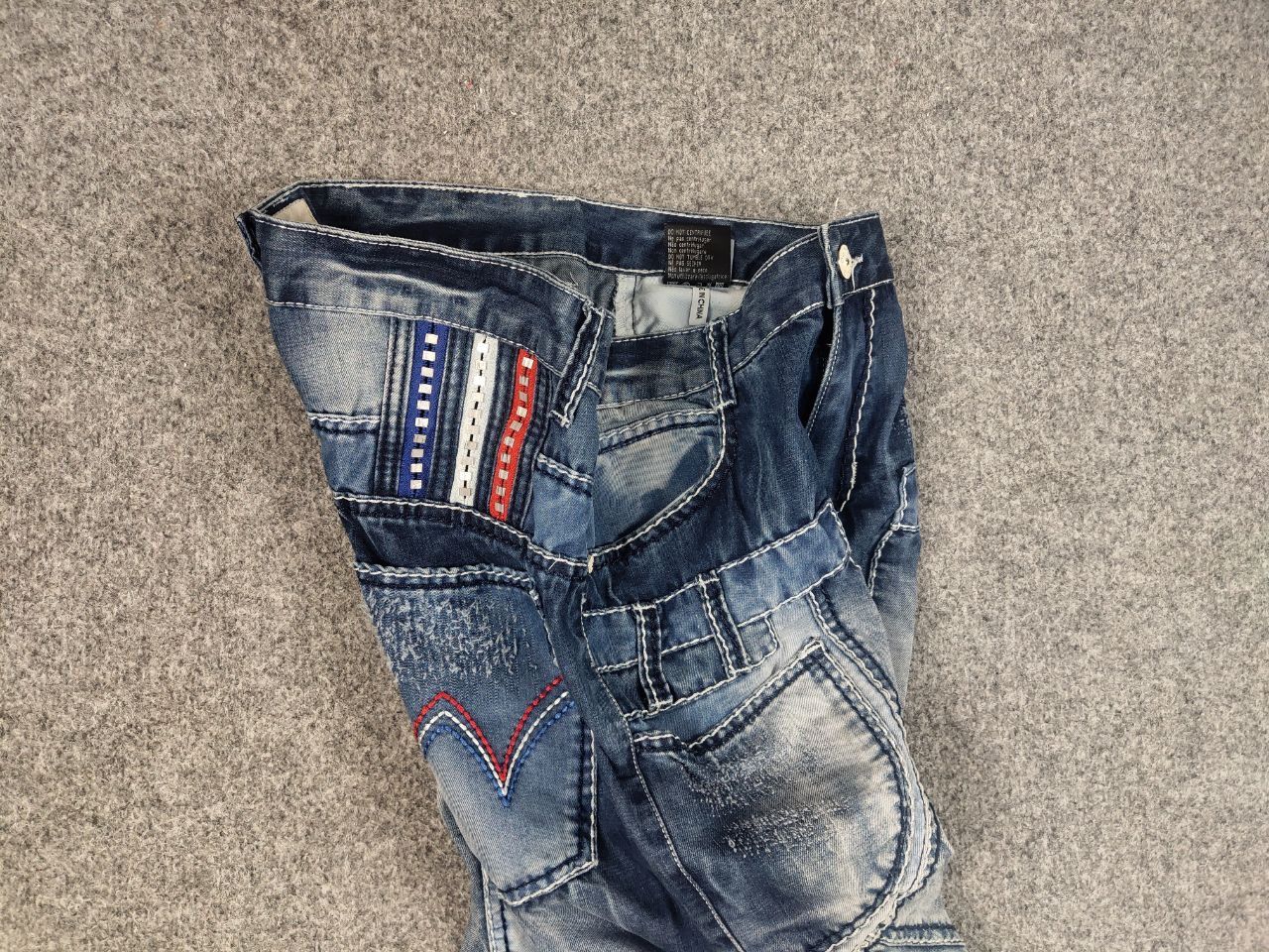 If Six Was Nine Vintage Opium Kosmo Japan if six was nine style baggy Jeans Size US 36 / EU 52 - 13 Thumbnail