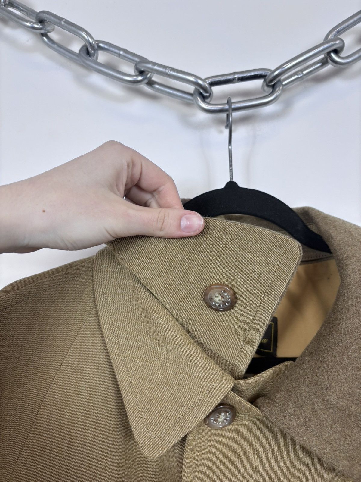 Loro Piana Loro Piana Vintage Men’s Mustard Brown Wool Car Coat Size US L / EU 52-54 / 3 - 20 Thumbnail