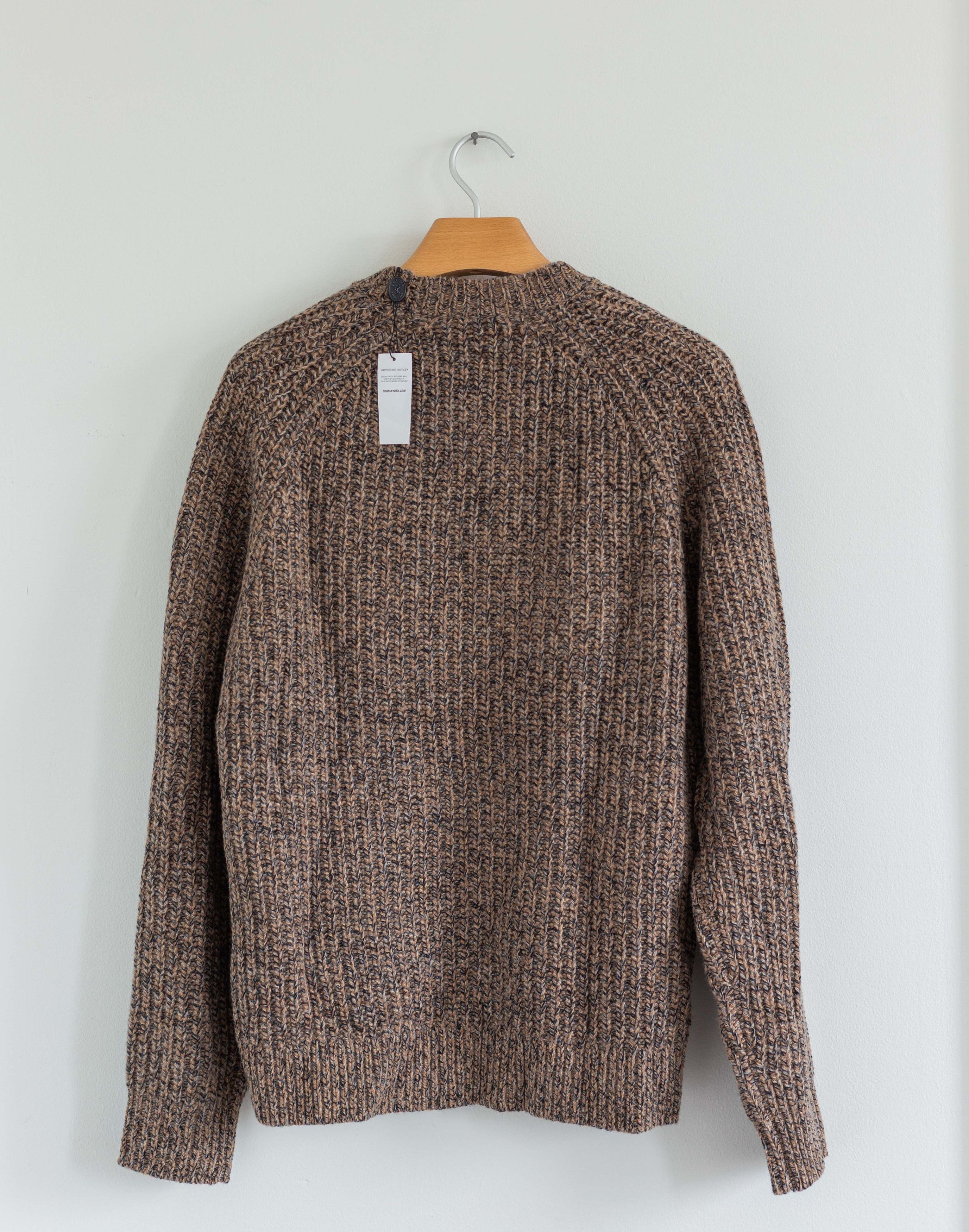 Todd Snyder NWT Todd Snyder Mouline Cashmere Crewneck | Dark Wheat Size US L / EU 52-54 / 3 - 2 Thumbnail