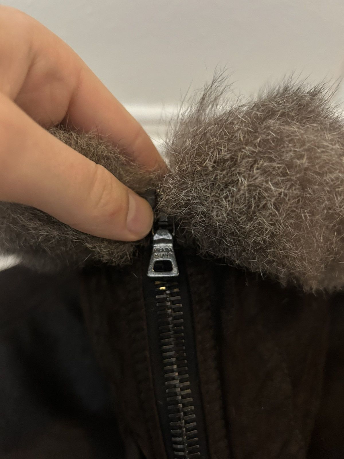 Prada Prada Shearling and Suede Aviator Jacket Size US M / EU 48-50 / 2 - 9 Thumbnail