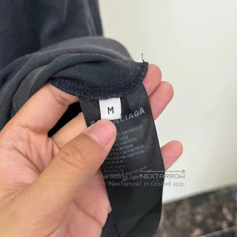 Balenciaga Balenciaga FW22 XXXL Letter Print Short Sleeve T-shirt. Size US M / EU 48-50 / 2 - 6 Thumbnail
