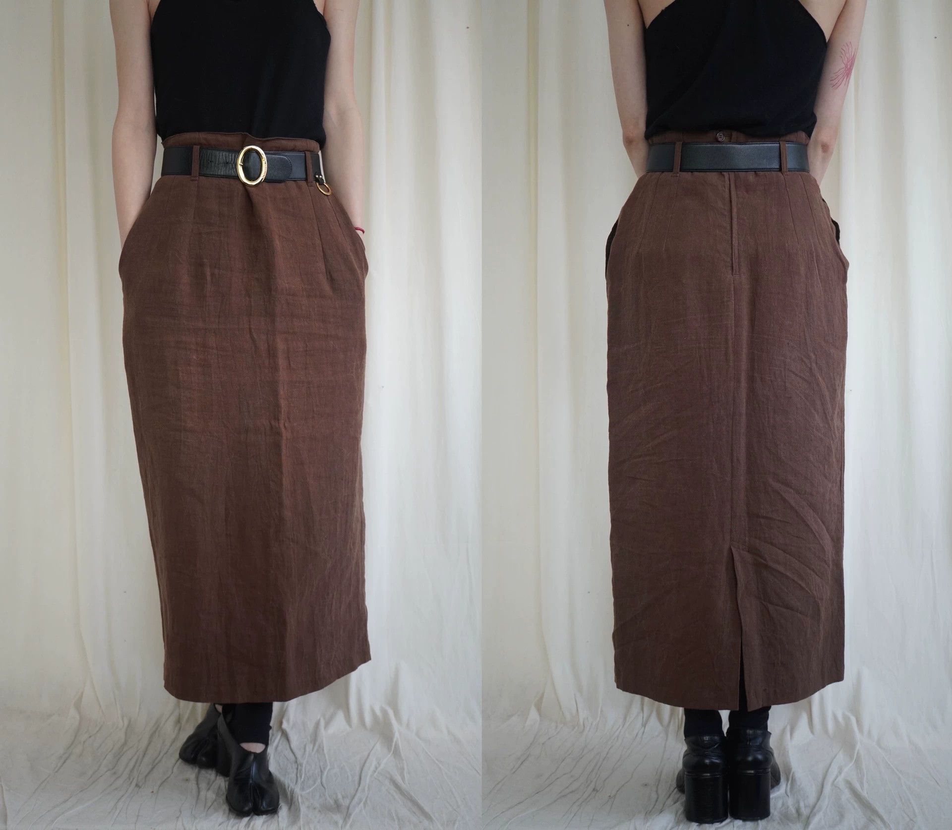 Y's Y's 1991ss Tea Linen Suit M Size XS / US 0-2 / IT 36-38 - 9 Thumbnail