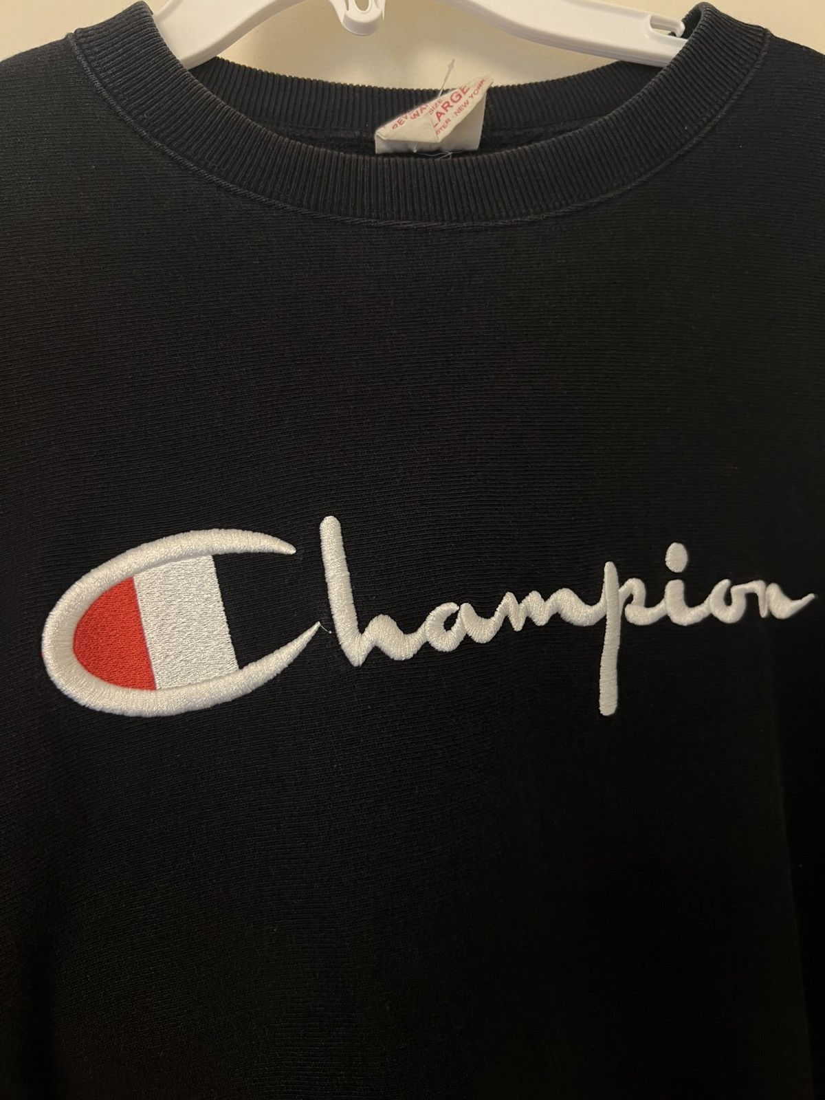 Vintage Rare Champion Nau Hoodie Big Logo Size US L / EU 52-54 / 3 - 3 Thumbnail