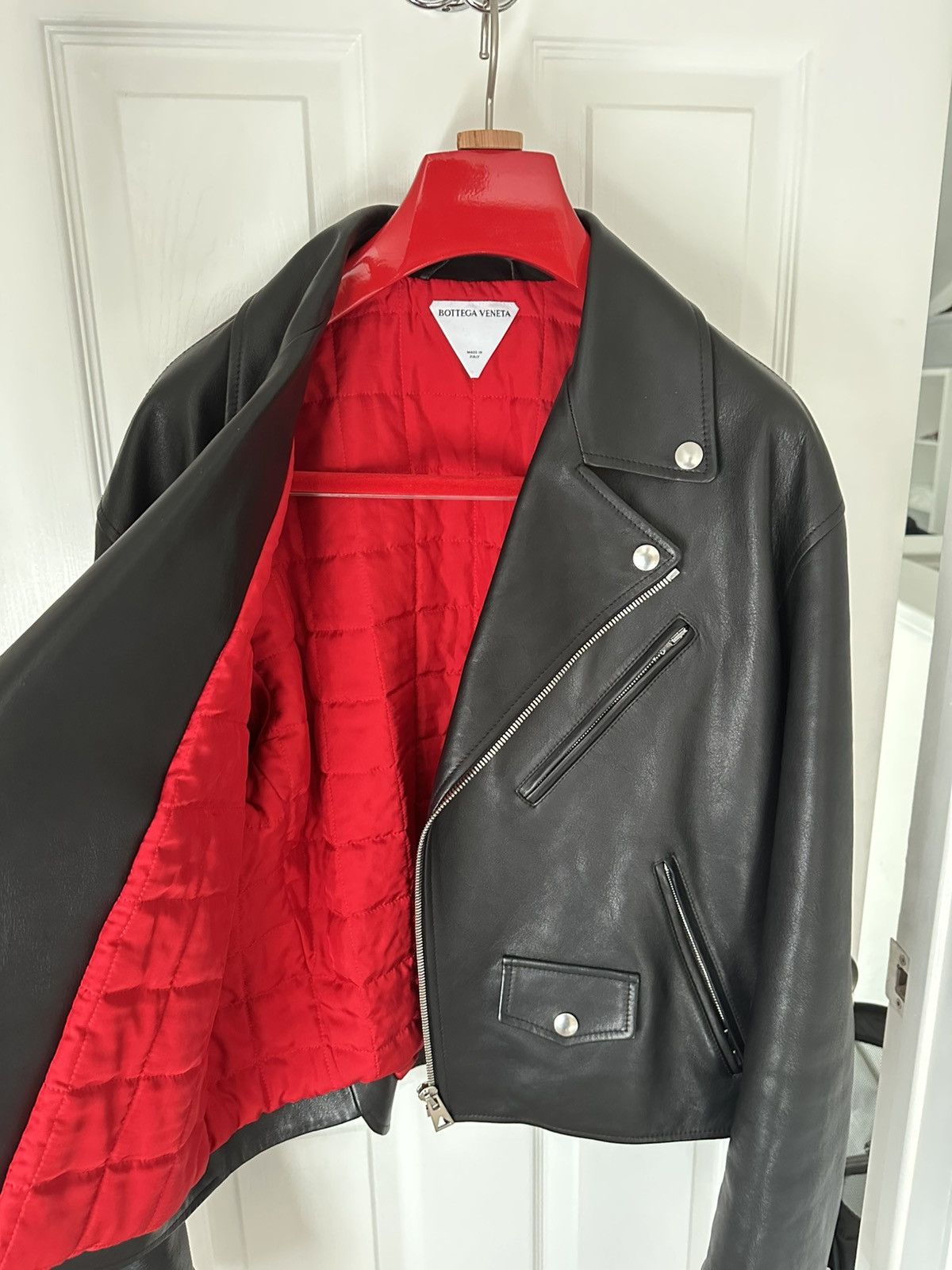 Bottega Veneta Biker Lambskin Leather Jacket Size US M / EU 48-50 / 2 - 3 Thumbnail