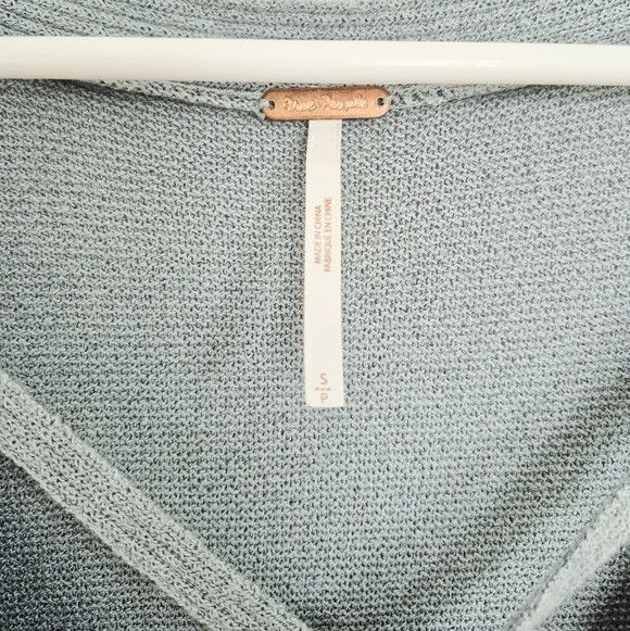 Free People Waterfall Criss-Cross V-Neck Tunic Sweater Pastel Spring Size S / US 4 / IT 40 - 9 Thumbnail