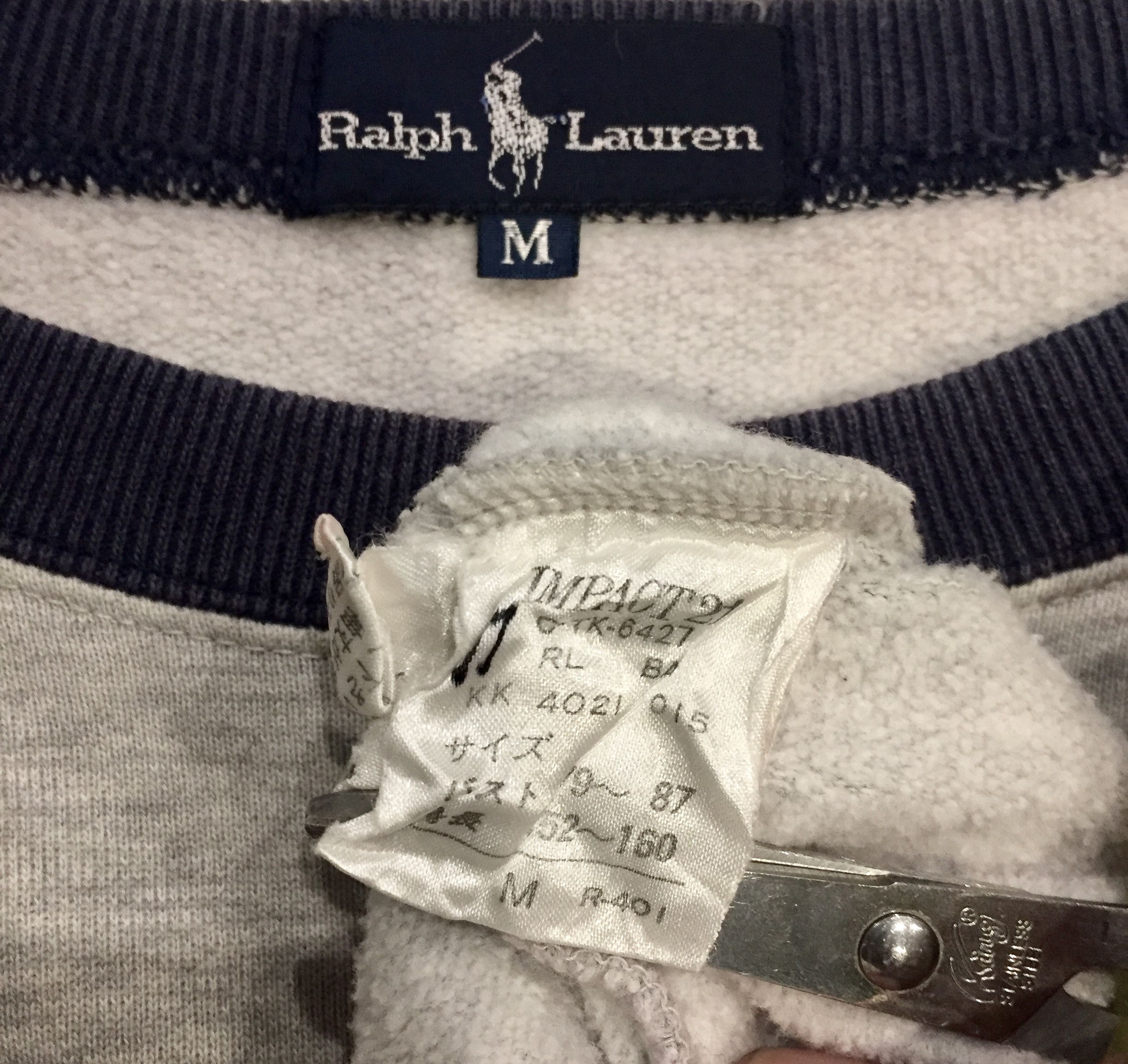 Polo Ralph Lauren × Vintage VINTAGE 90s POLO RALPH LAUREN EMBROIDERY LOGO SWEATSHIRT Size US M / EU 48-50 / 2 - 5 Thumbnail