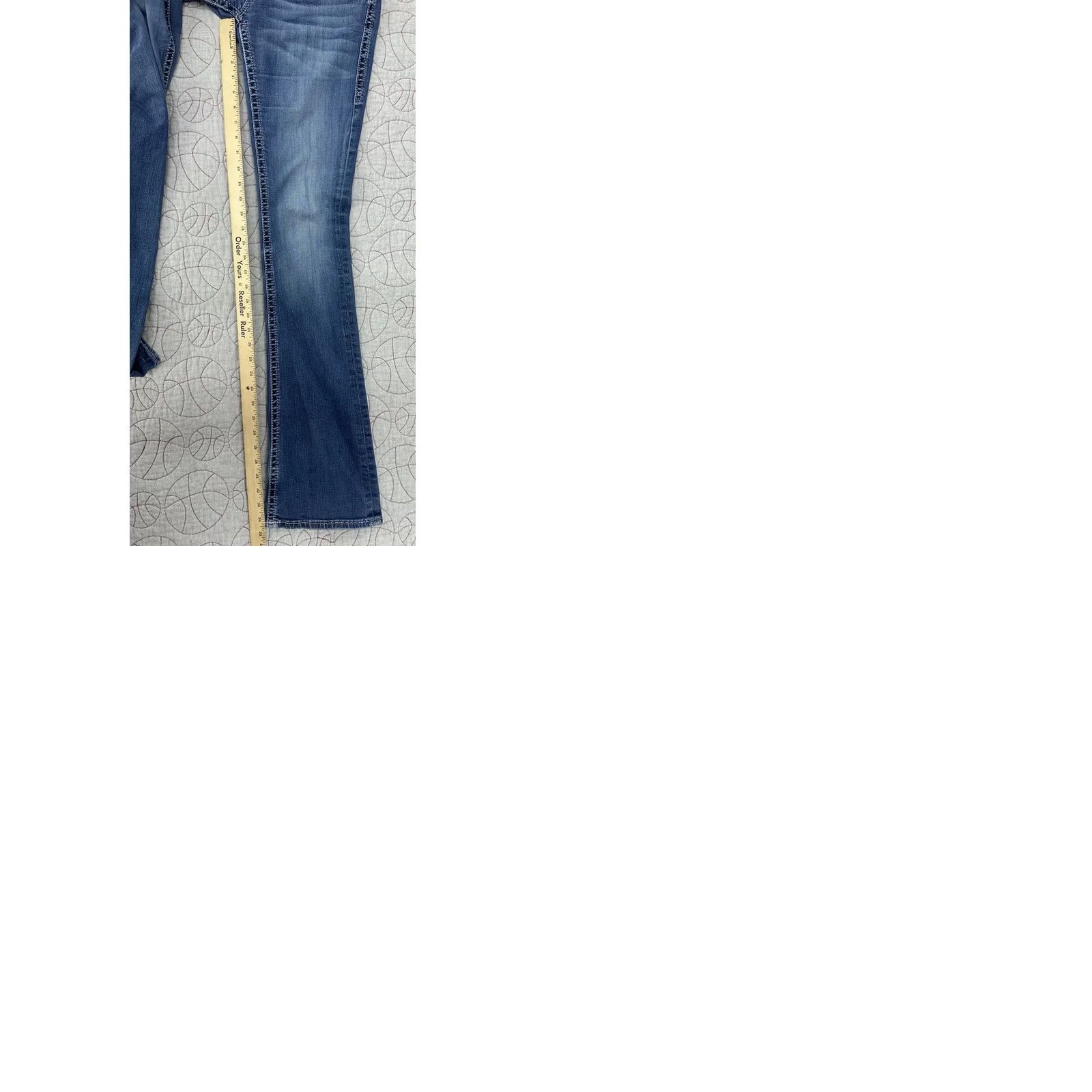 Vintage Rock Revival Jazlyn Mid-Rise Boot Denim Jeans Women's Tag Size 27 Size 27" / US 4 / IT 40 - 9 Thumbnail