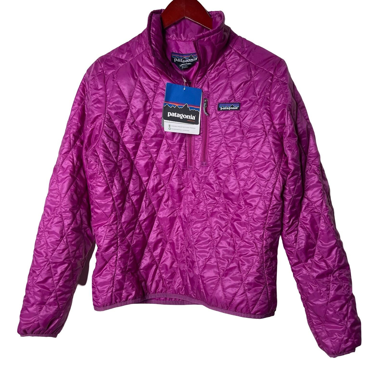 Patagonia Patagonia Nano Puff Pullover Jacket S plum puffer coat Size S / US 4 / IT 40 - 1 Thumbnail