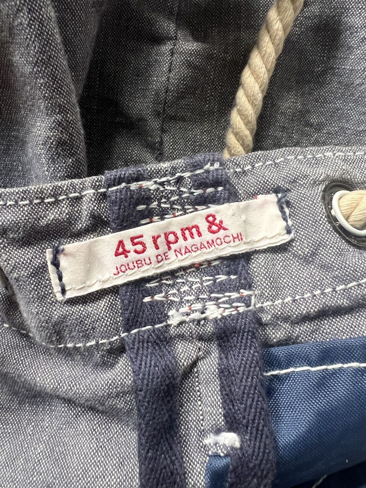 45rpm 45rpm Joubu De Nagamochi Drawstring Bag Size ONE SIZE - 18 Thumbnail