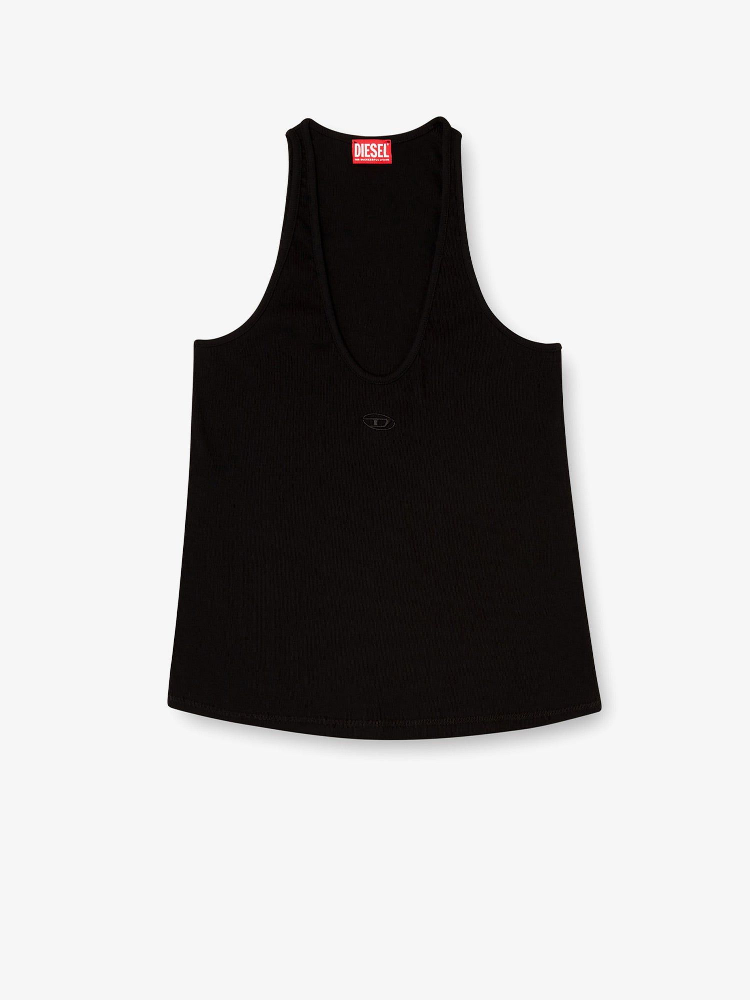 Diesel Ribbed Cotton Tank Top Size XS / US 0-2 / IT 36-38 - 1 Thumbnail