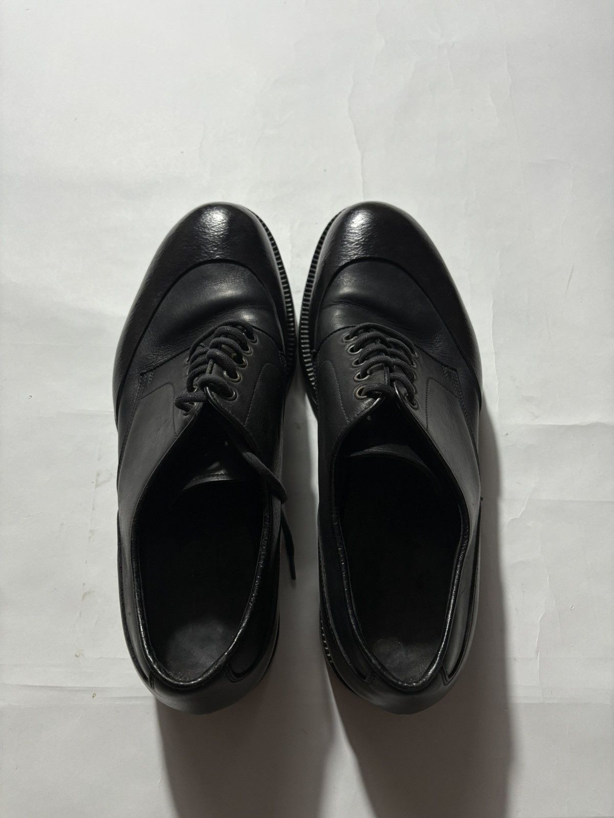 Prada PRADA BRUSHED LEATHER DERBY SHOES Size US 11 / EU 44 - 5 Thumbnail